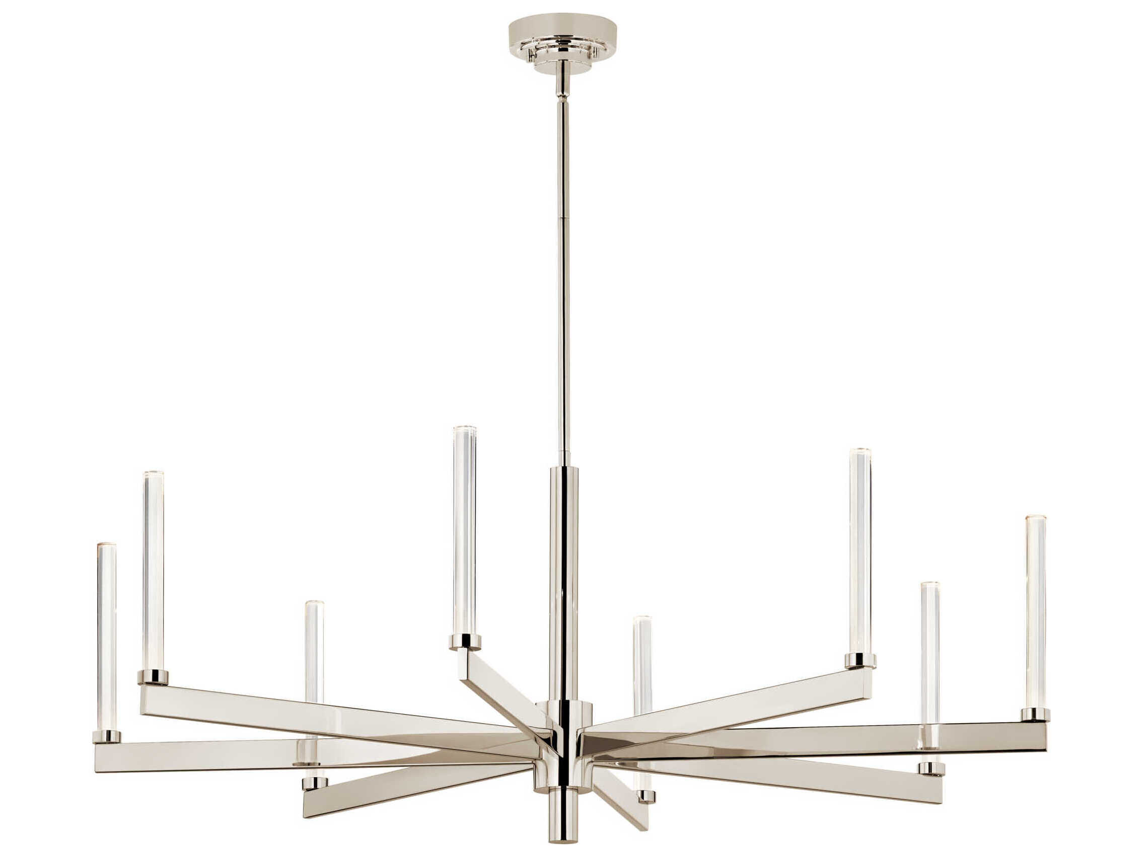 Kichler Sycara 8-Light Polished Nickel Chandelier