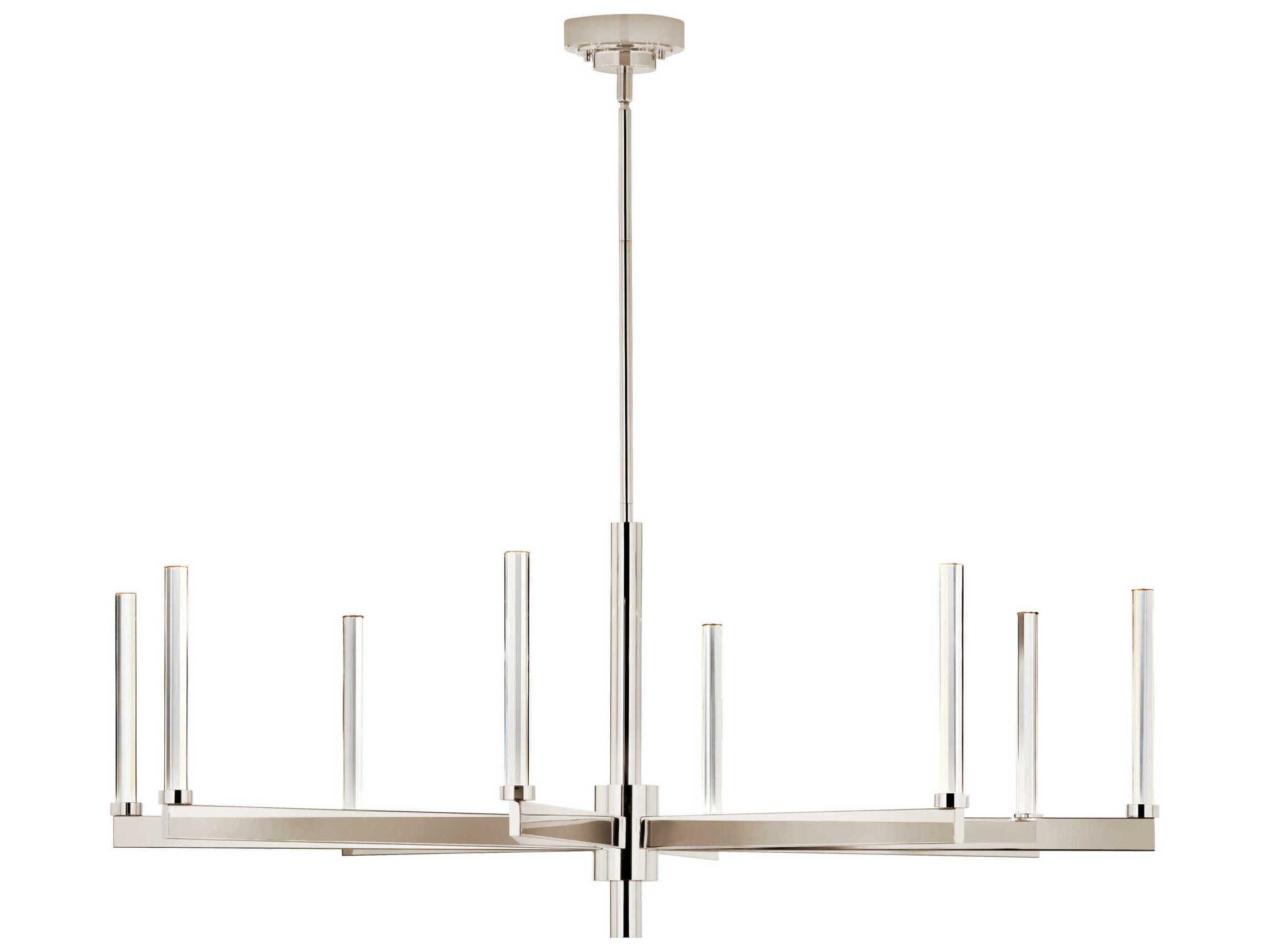 Kichler Sycara 8-Light Polished Nickel Chandelier