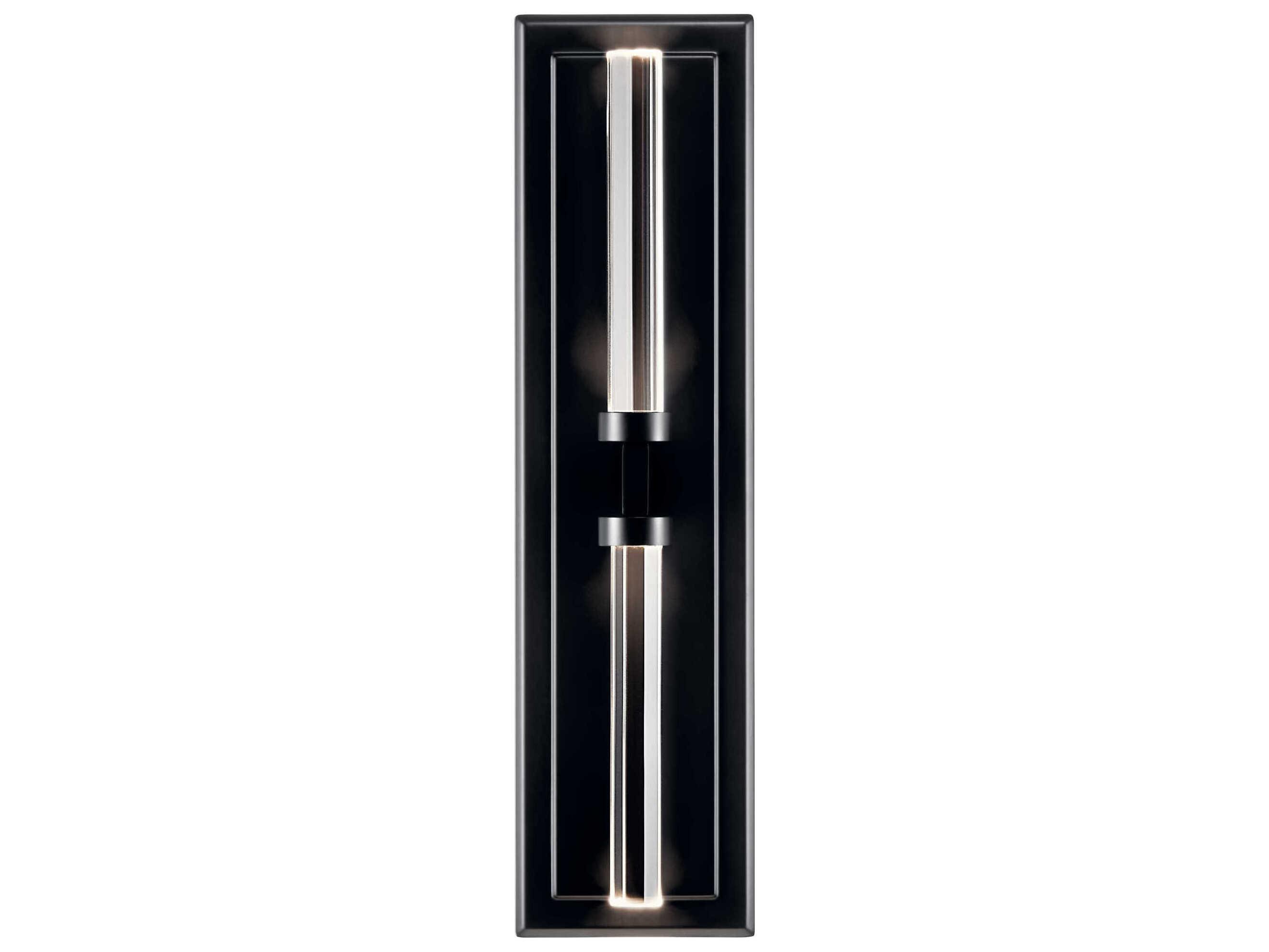 Kichler Sycara 2-Light Black Wall Sconce