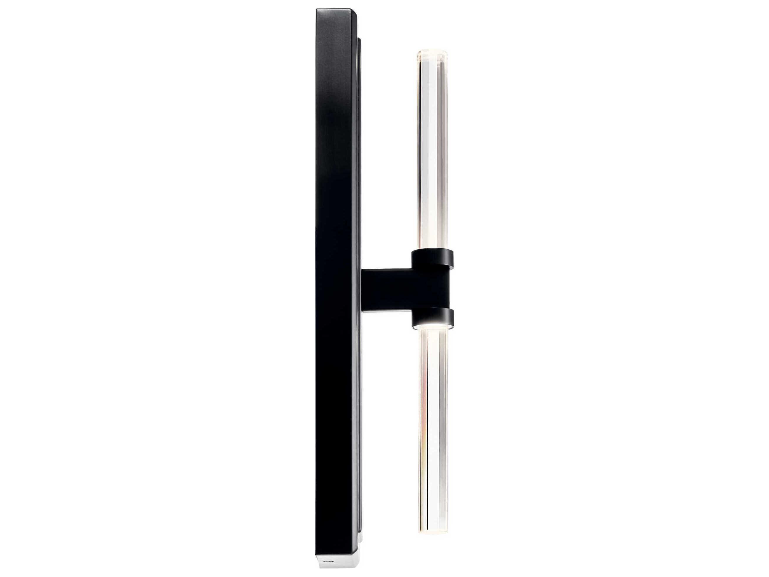Kichler Sycara 2-Light Black Wall Sconce
