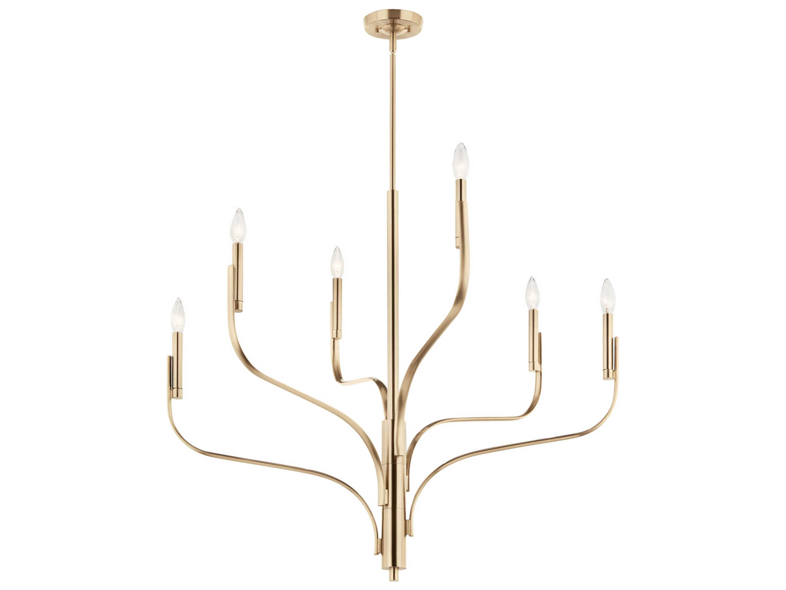 Kichler Livadia 6-Light Champagne Bronze Chandelier