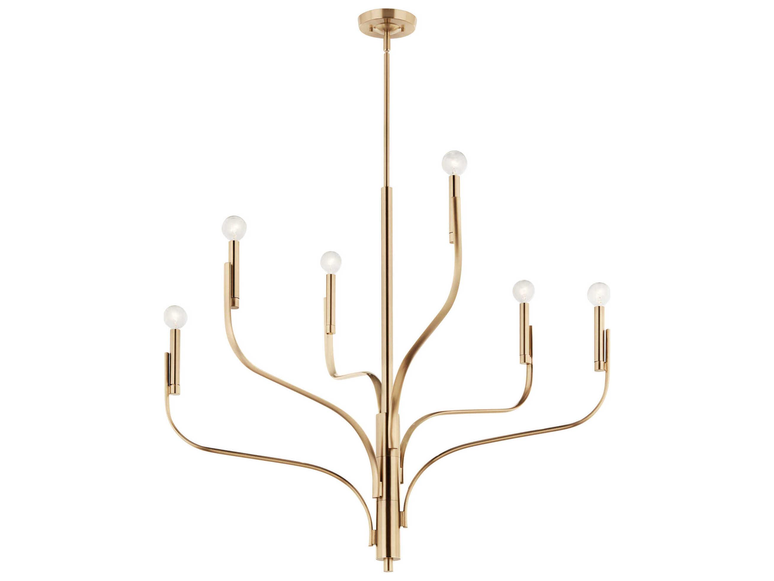 Kichler Livadia 6-Light Champagne Bronze Chandelier