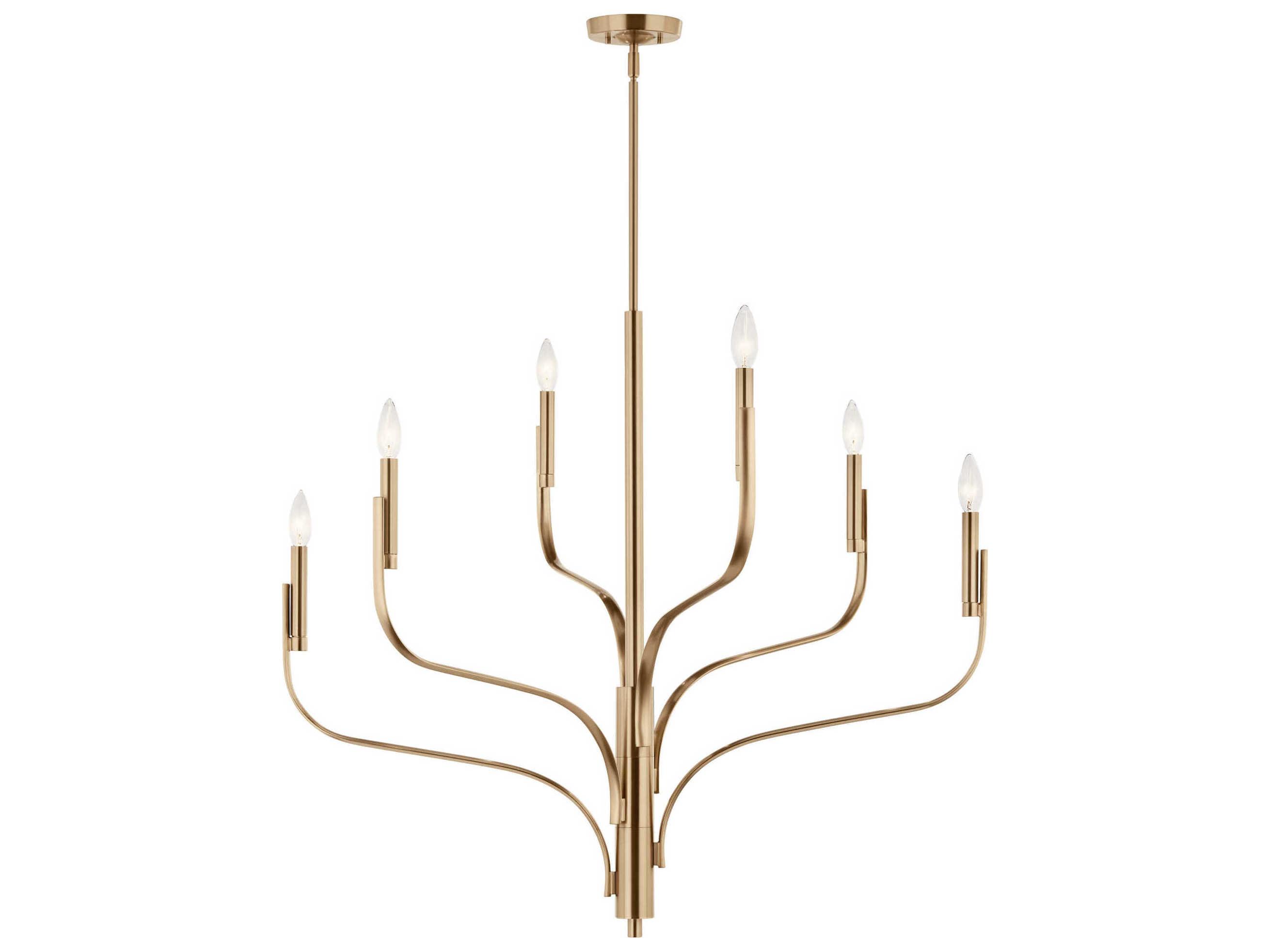 Kichler Livadia 6-Light Champagne Bronze Chandelier