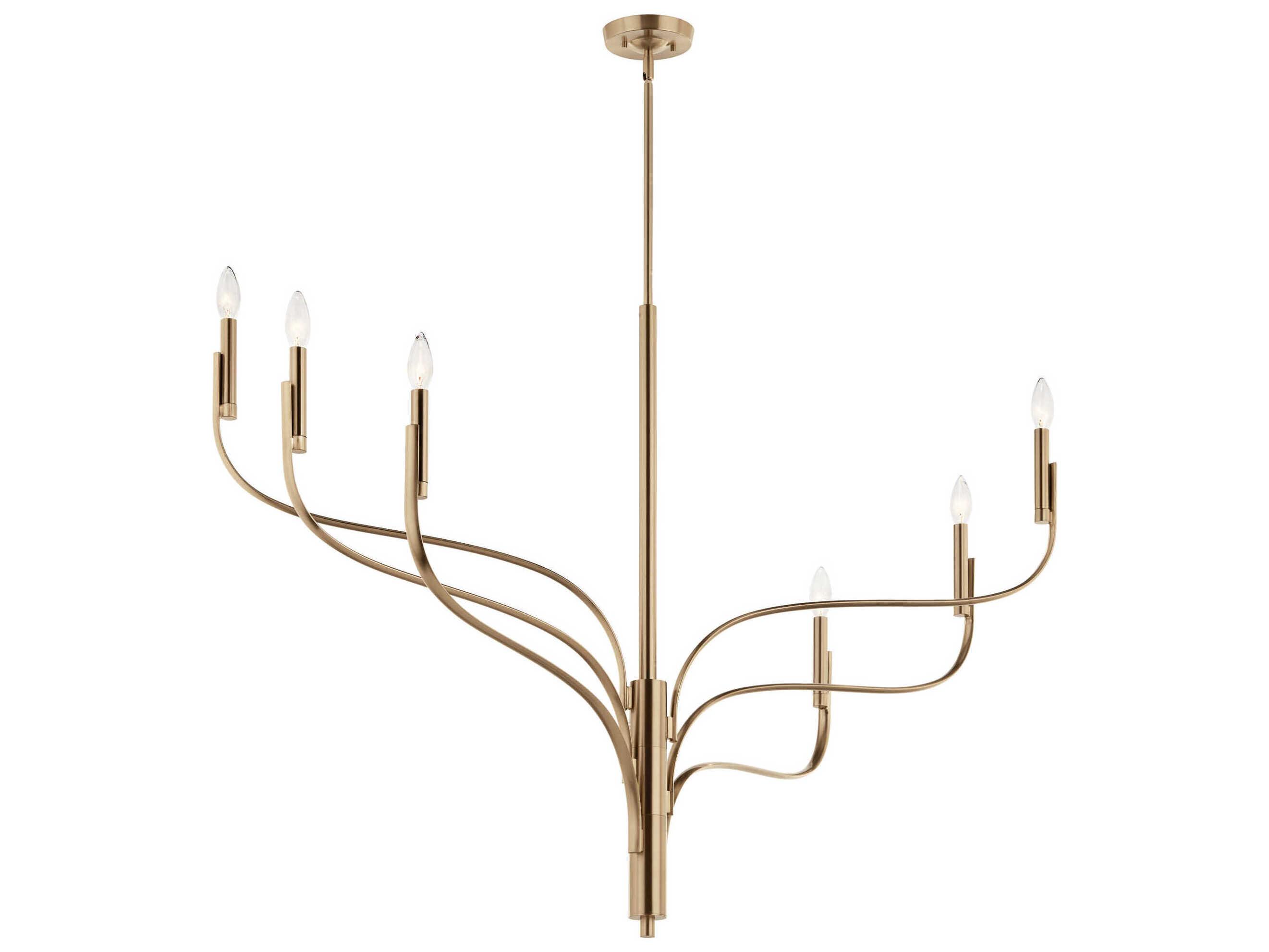 Kichler Livadia 6-Light Champagne Bronze Chandelier