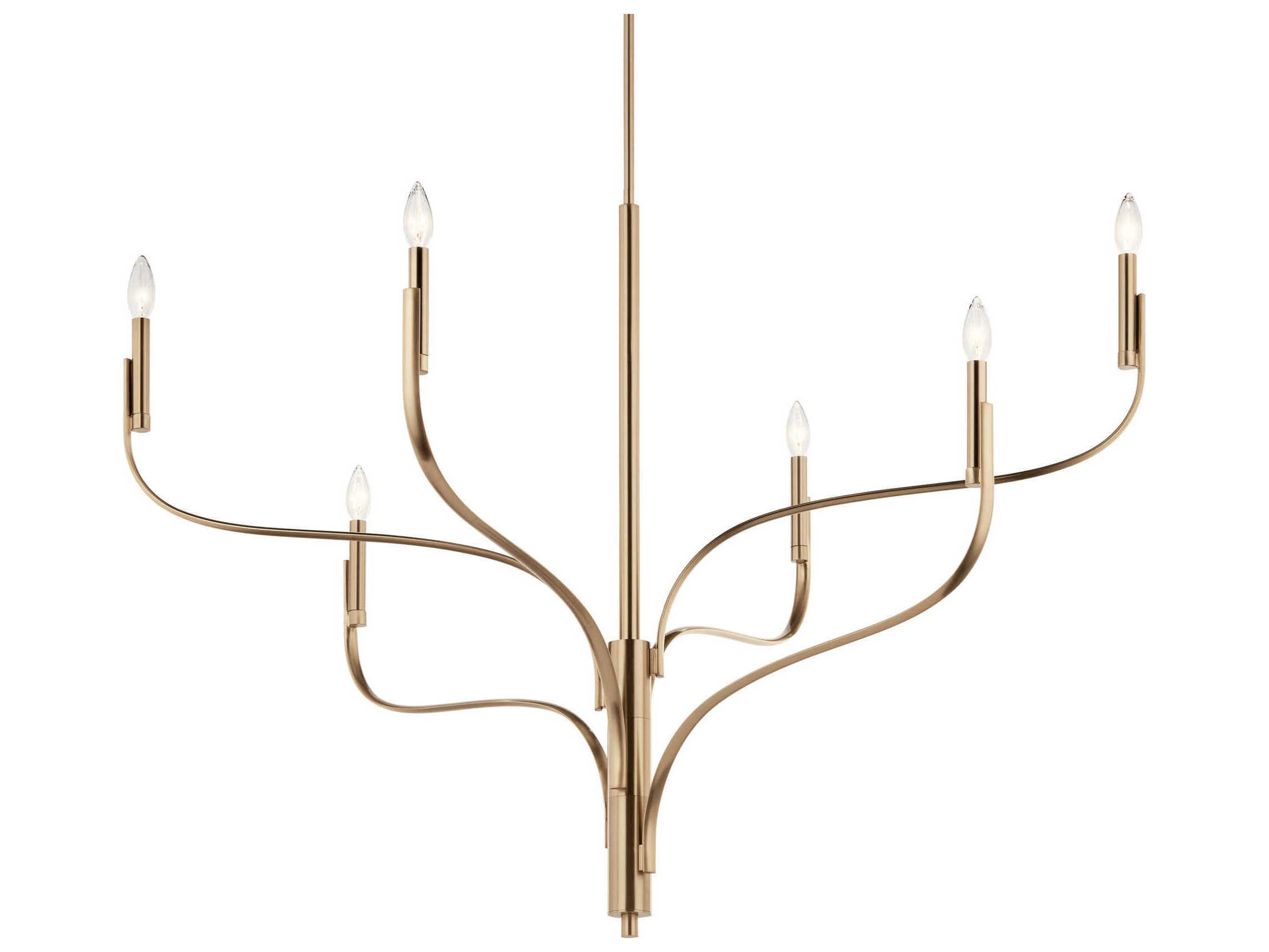Kichler Livadia 6-Light Champagne Bronze Chandelier