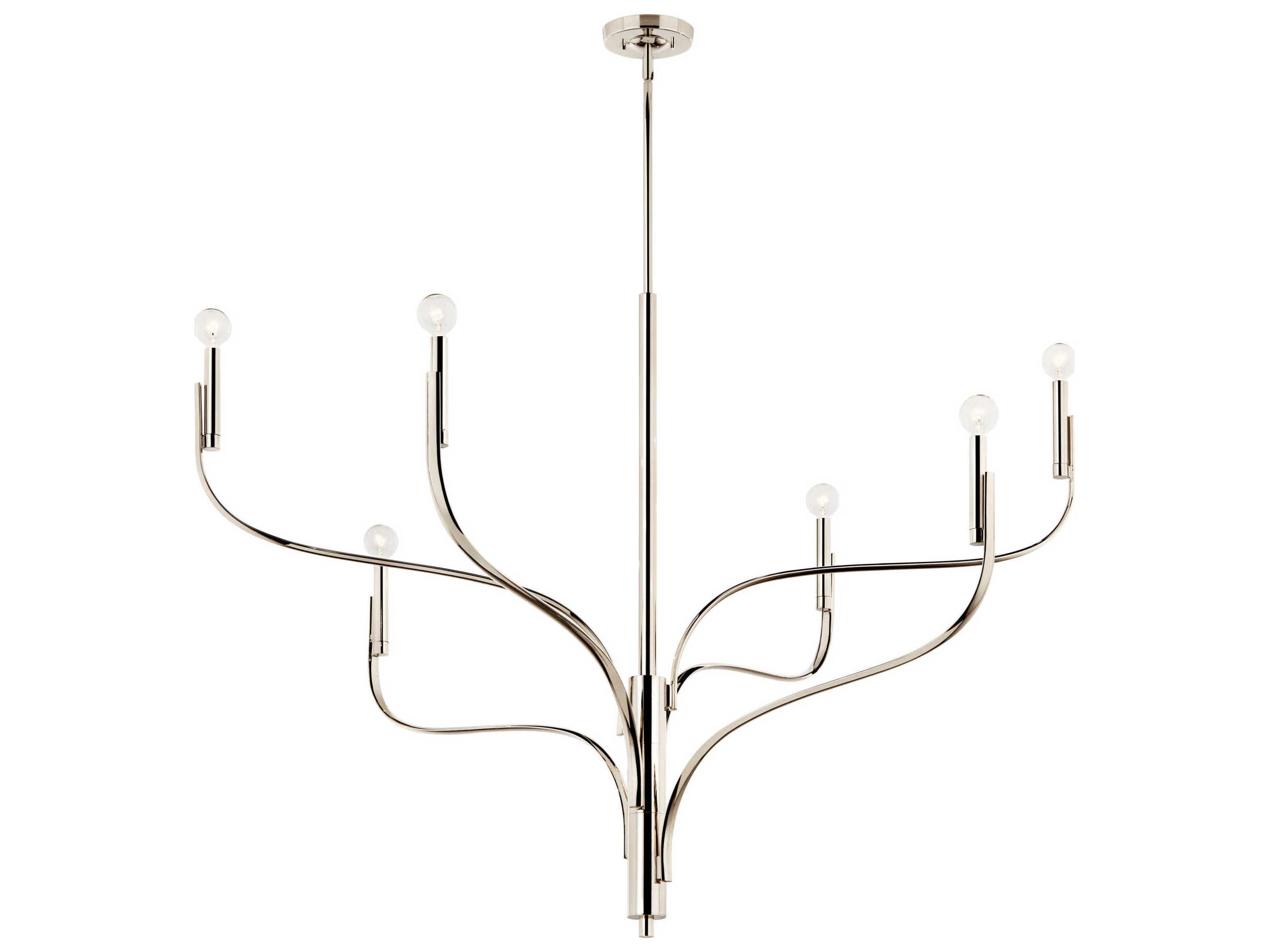Kichler Livadia 6-Light Polished Nickel Chandelier