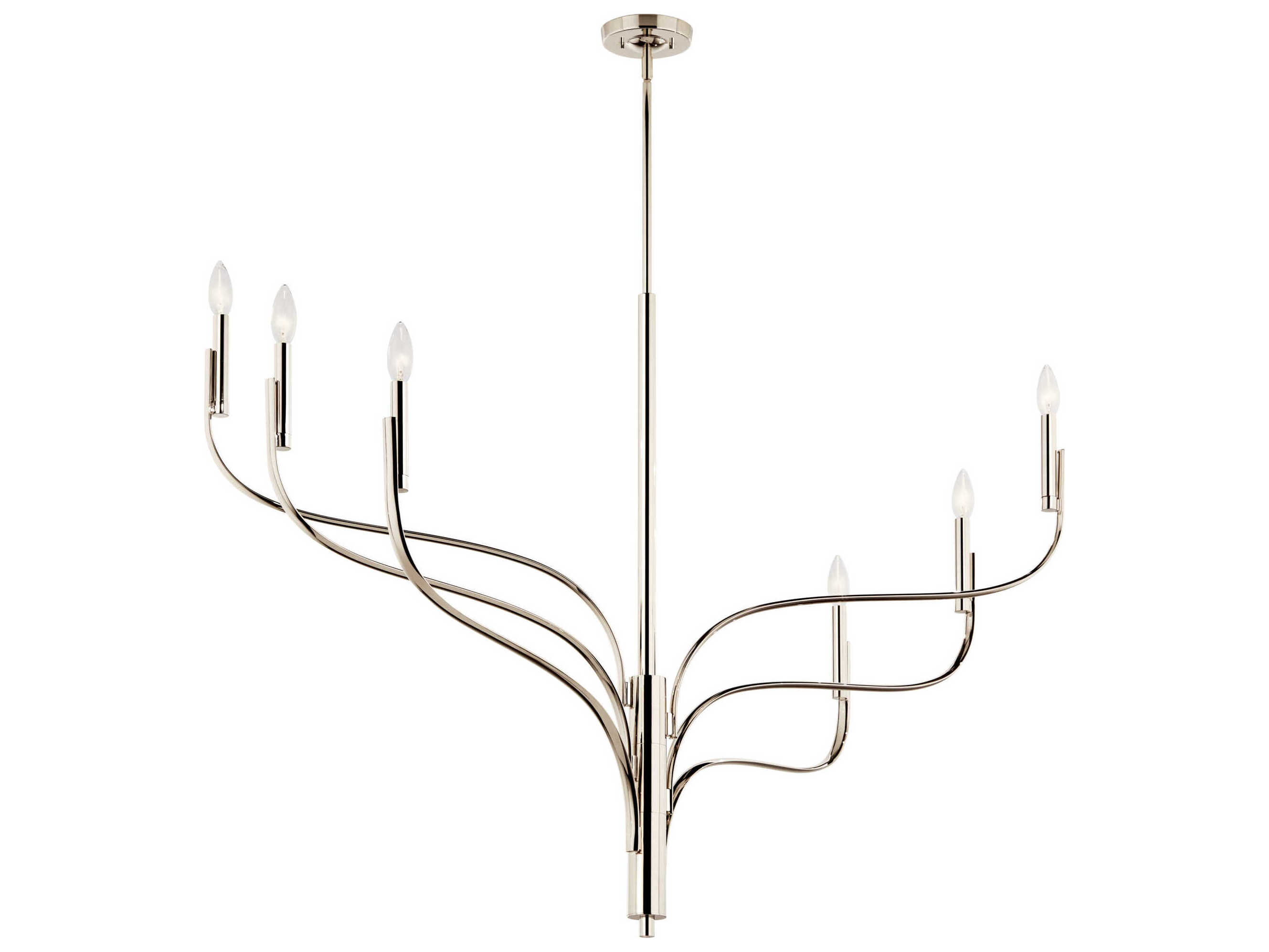 Kichler Livadia 6-Light Polished Nickel Chandelier
