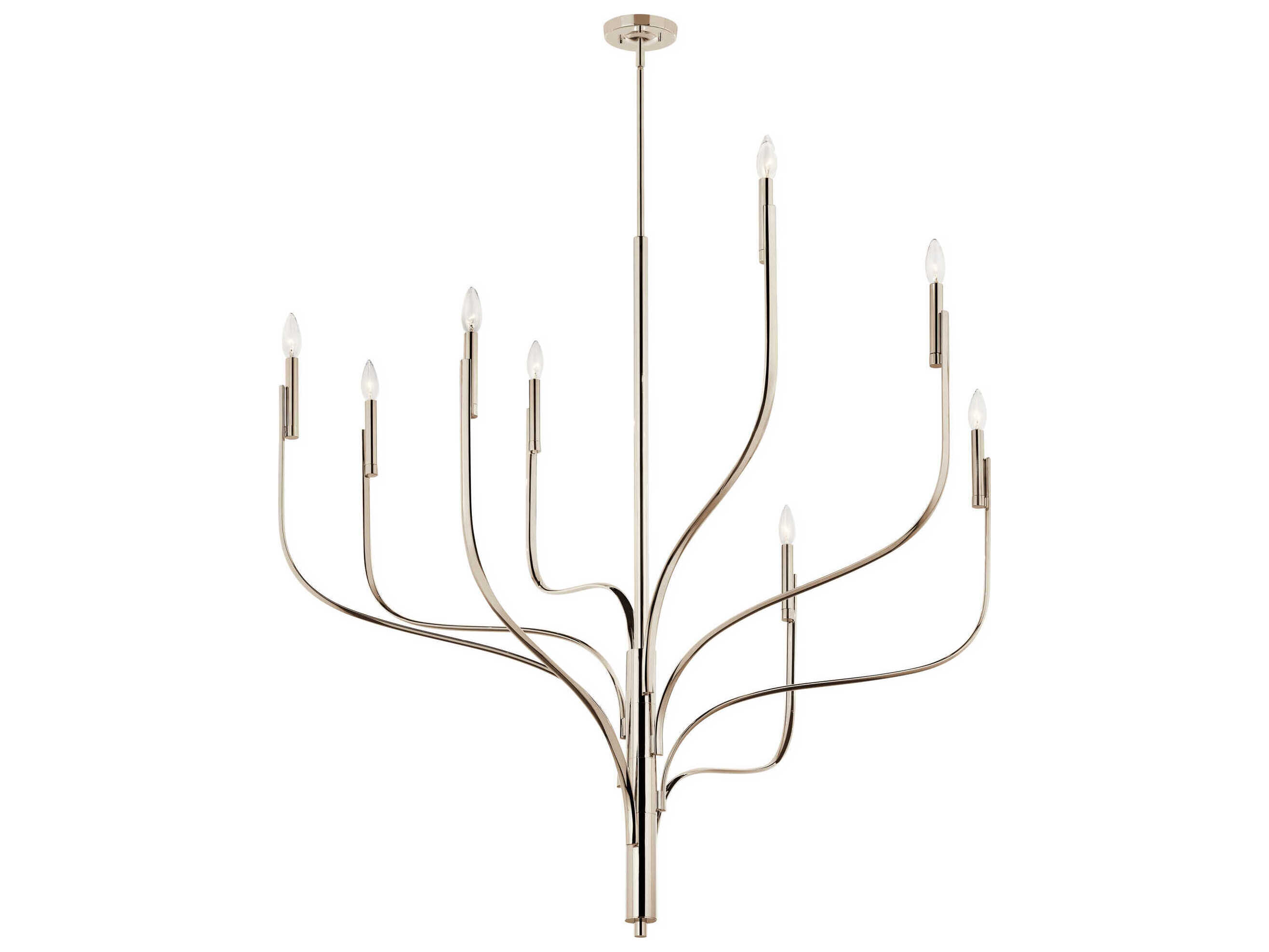 Kichler Livadia 8-Light Polished Nickel Chandelier