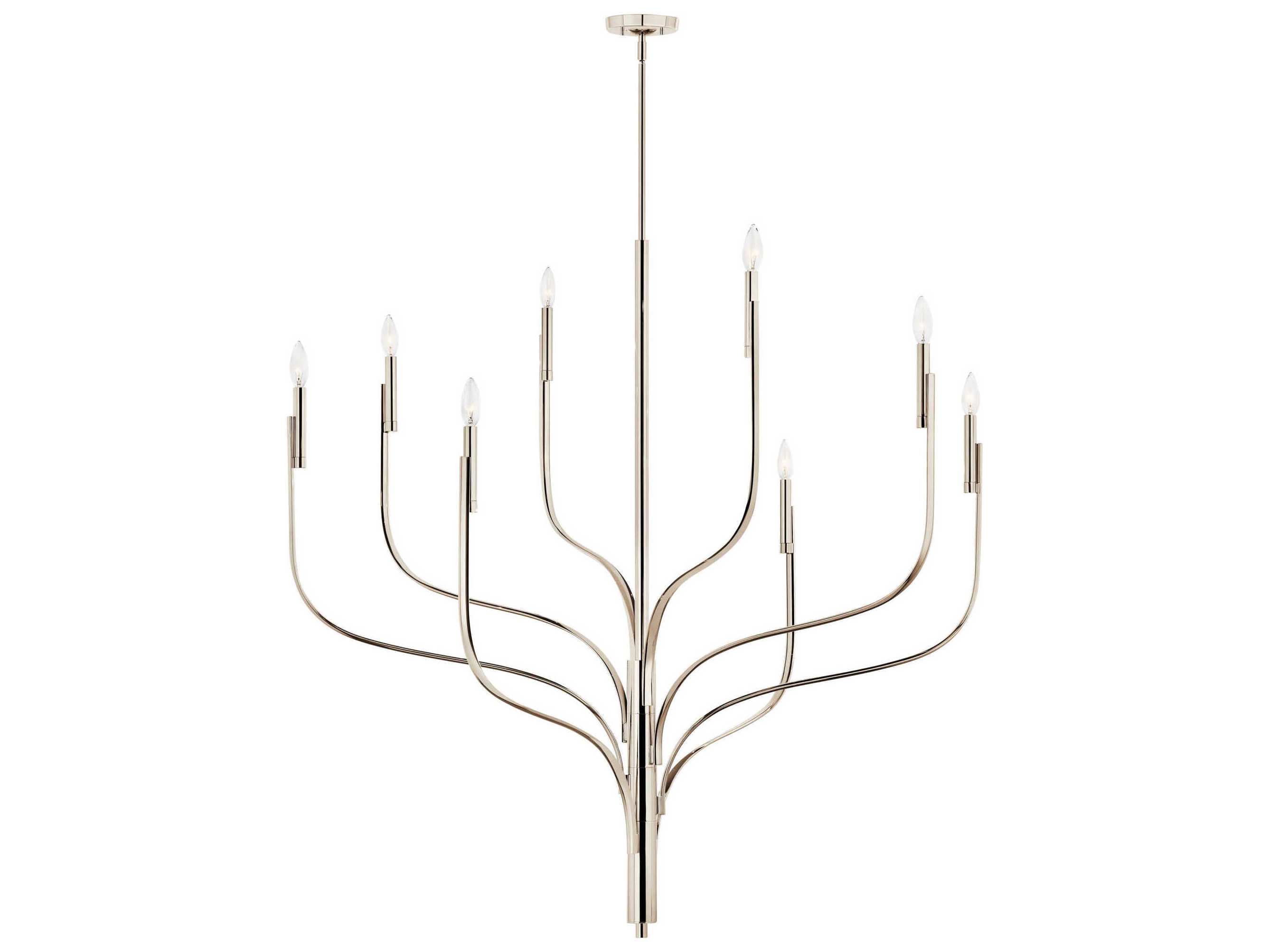 Kichler Livadia 8-Light Polished Nickel Chandelier