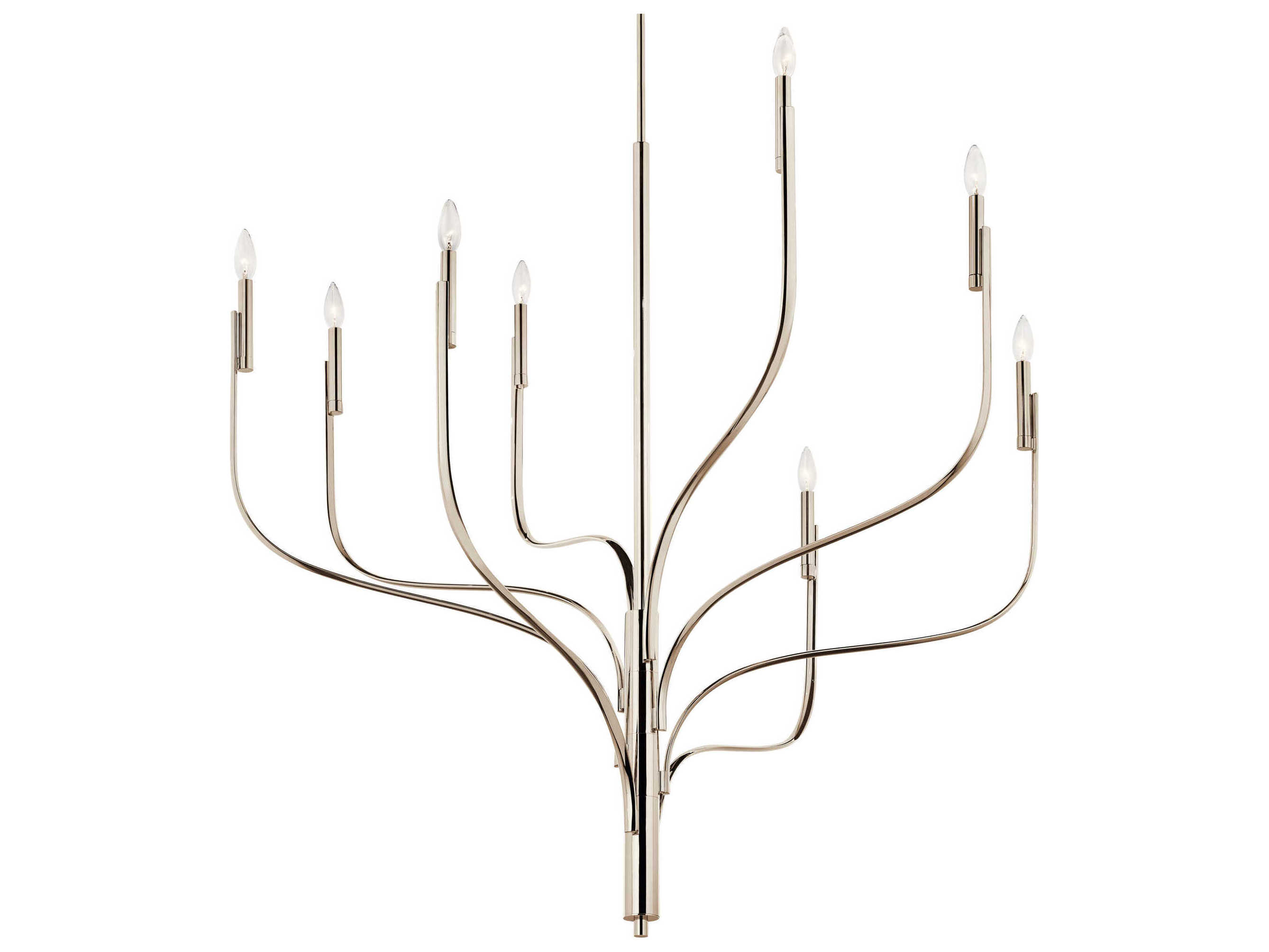 Kichler Livadia 8-Light Polished Nickel Chandelier