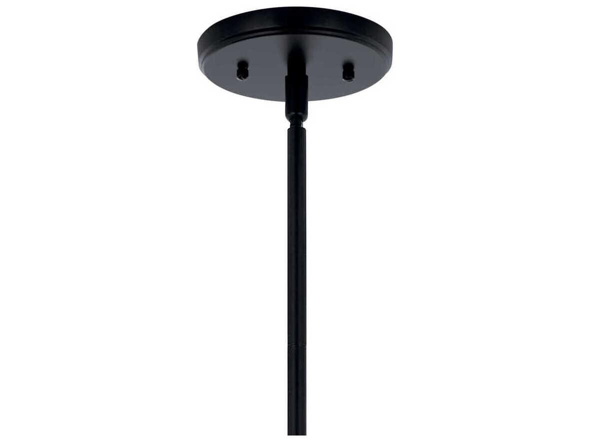 Kichler Velestino 4-Light Black Cylinder Chandelier