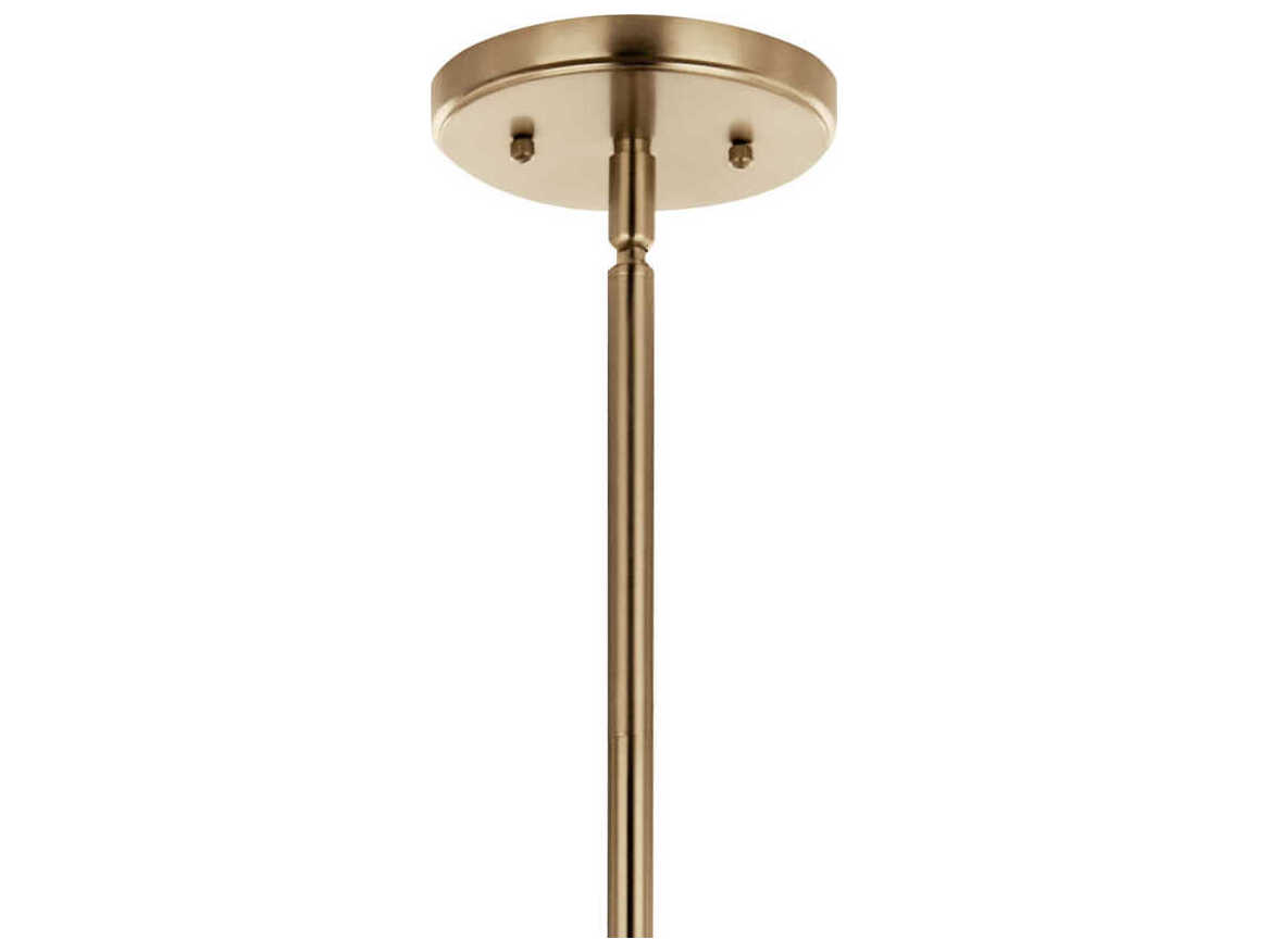 Kichler Velestino 6-Light Champagne Bronze Cylinder Chandelier