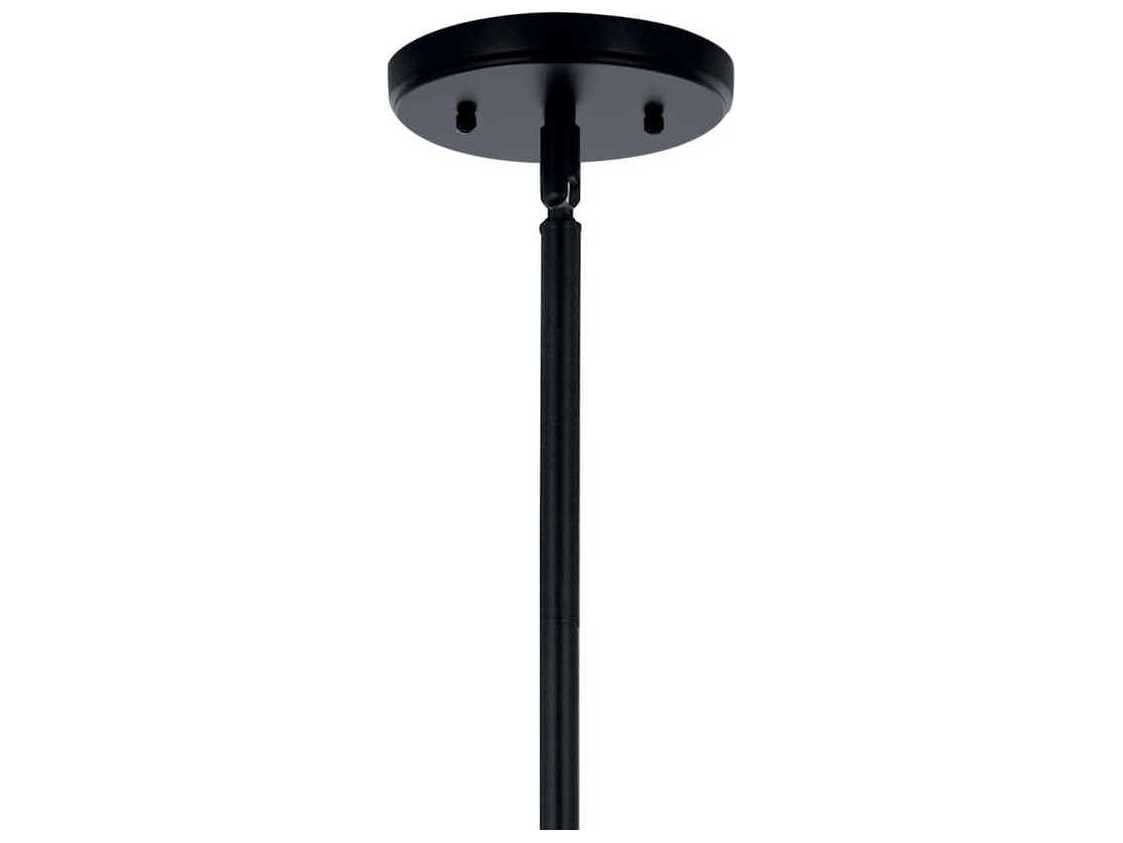 Kichler Velestino 8-Light Black Cylinder Chandelier