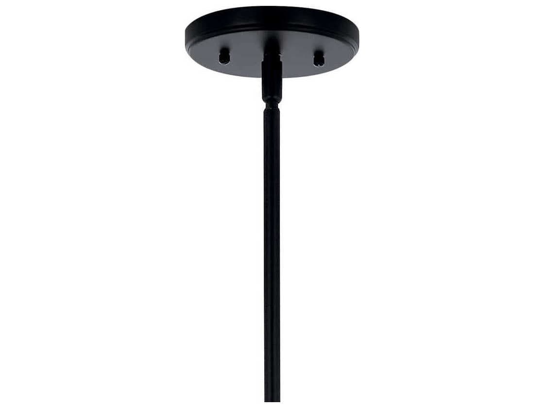 Kichler Velestino 4-Light Black Cylinder Linear Island Pendant