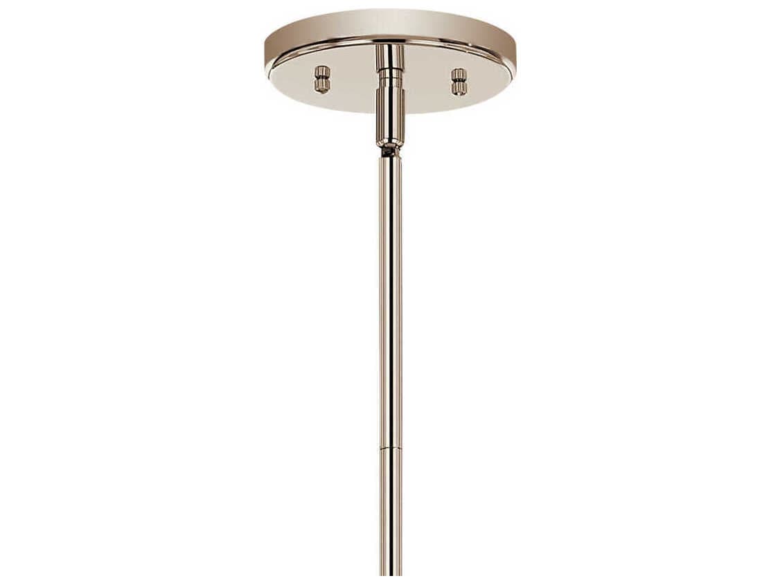 Kichler Velestino 4-Light Polished Nickel Cylinder Linear Island Pendant
