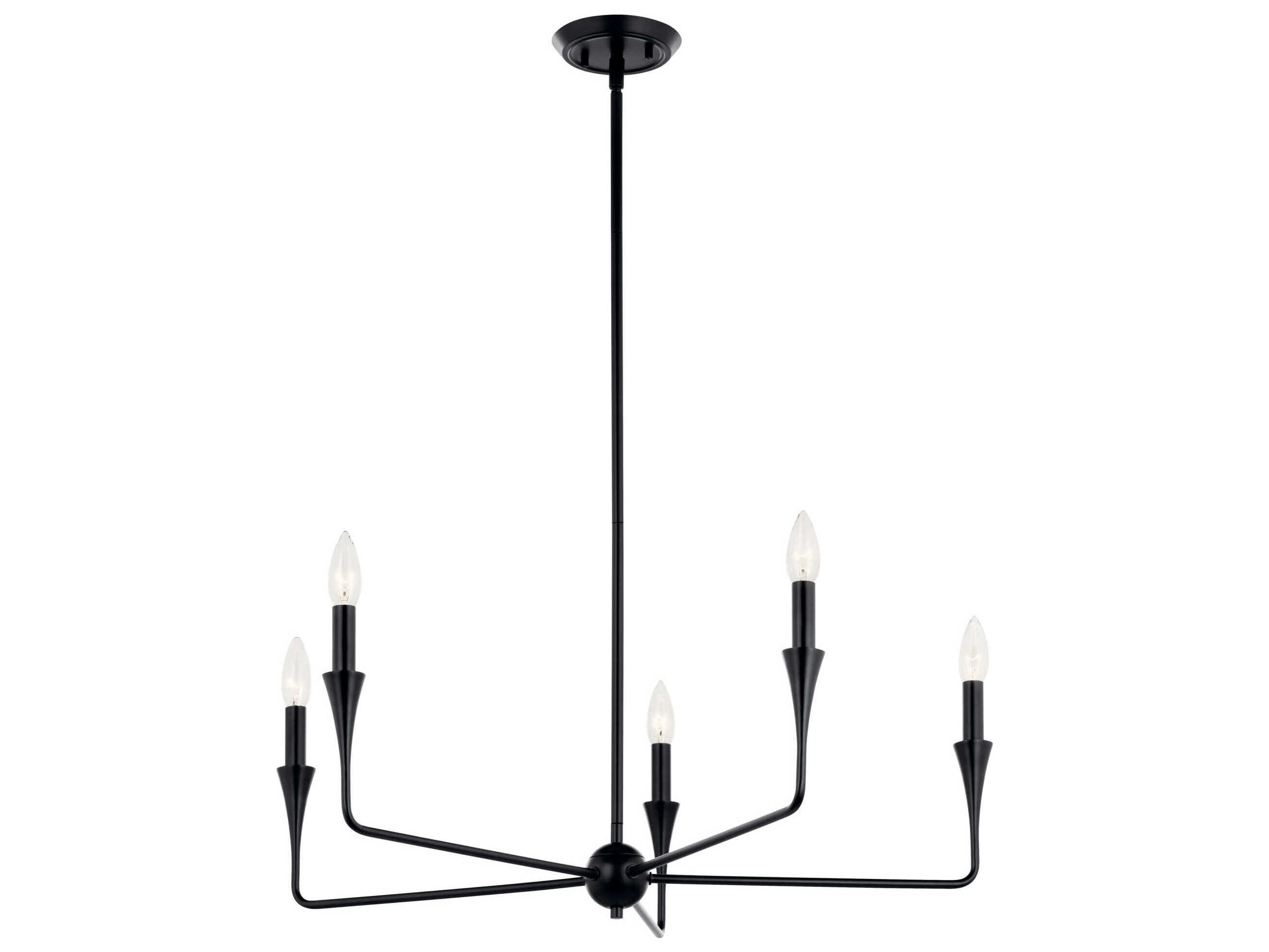 Kichler Alvaro 5-Light Black Chandelier
