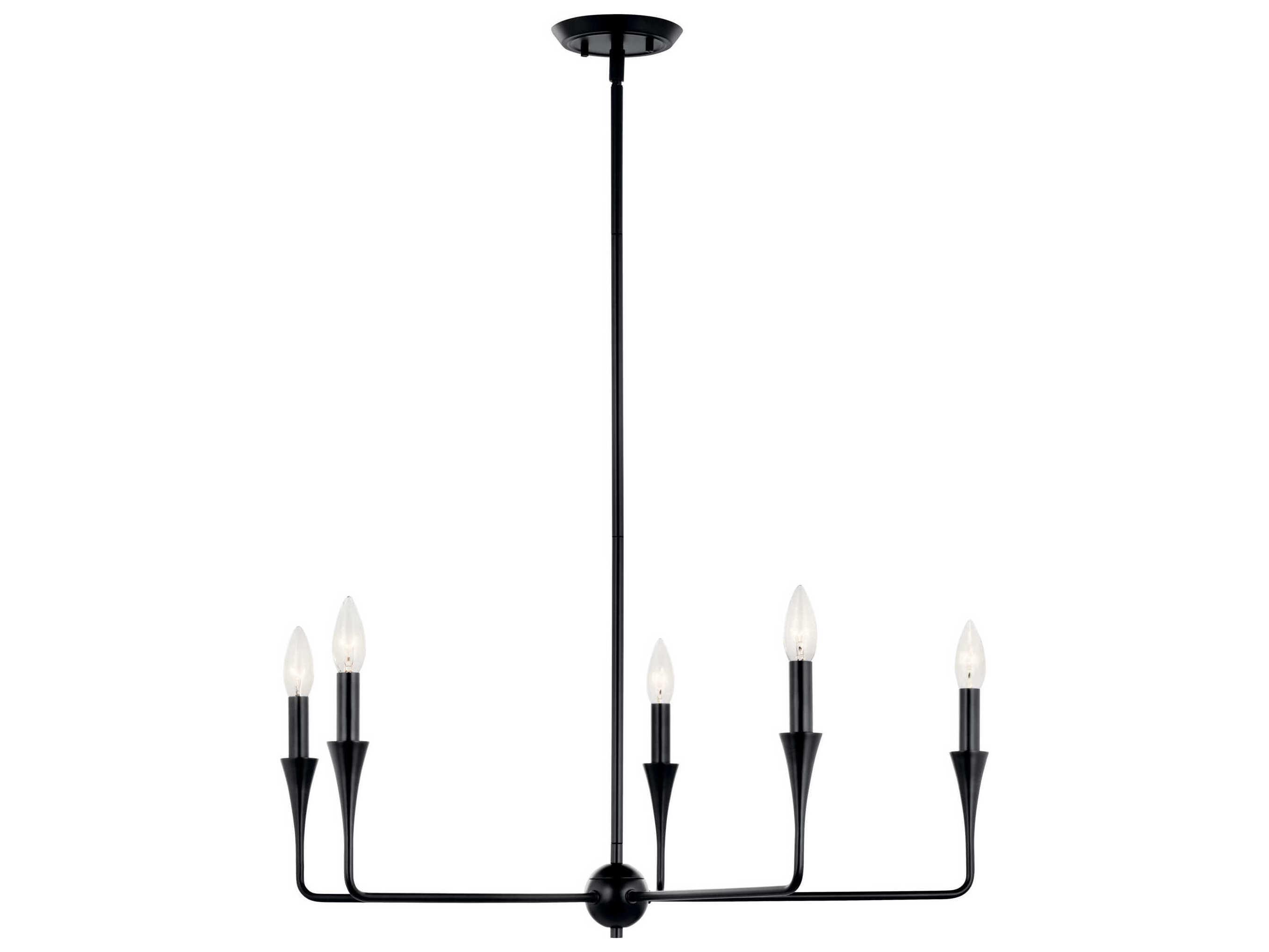 Kichler Alvaro 5-Light Black Chandelier