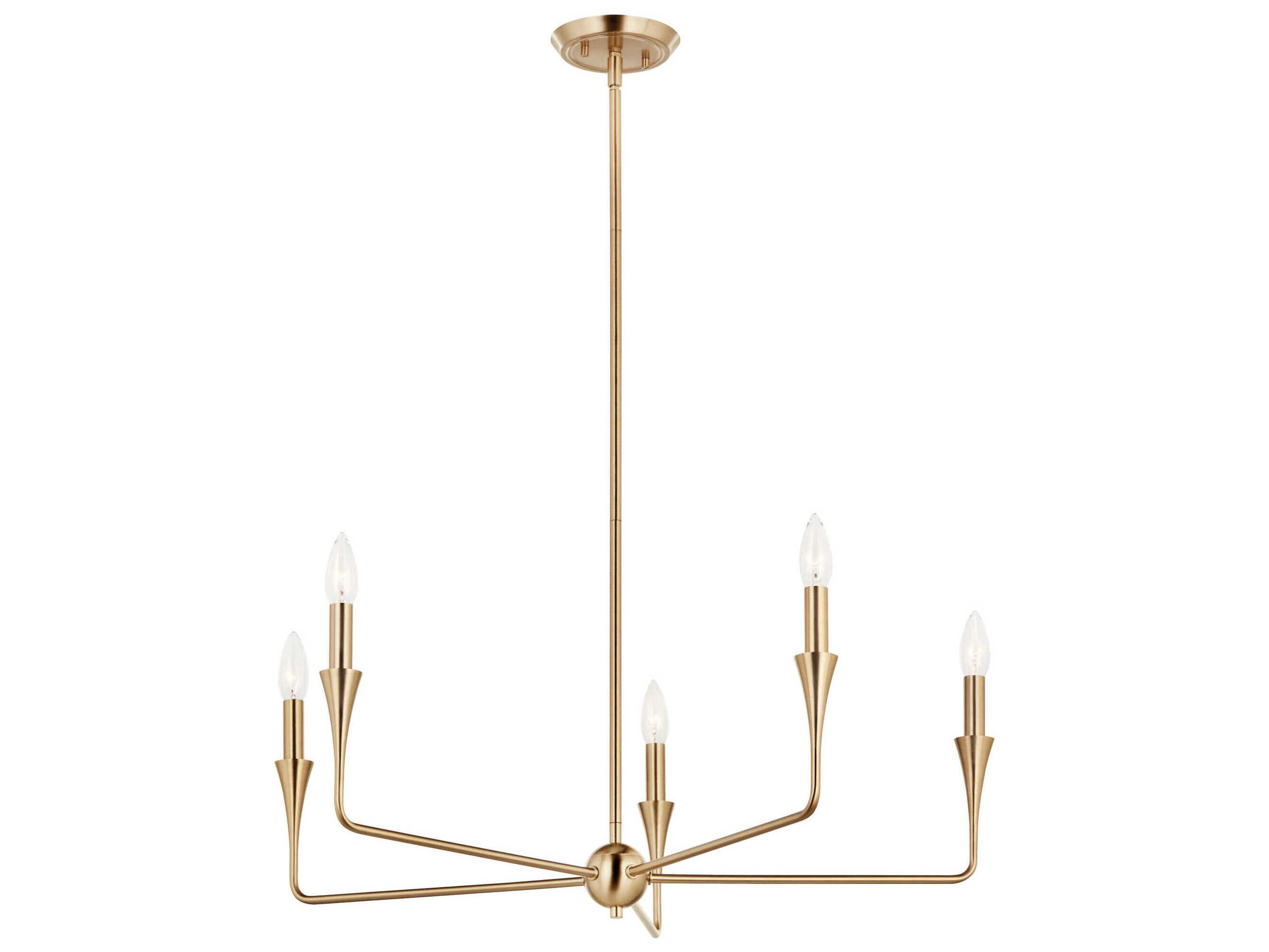 Kichler Alvaro 5-Light Champagne Bronze Chandelier