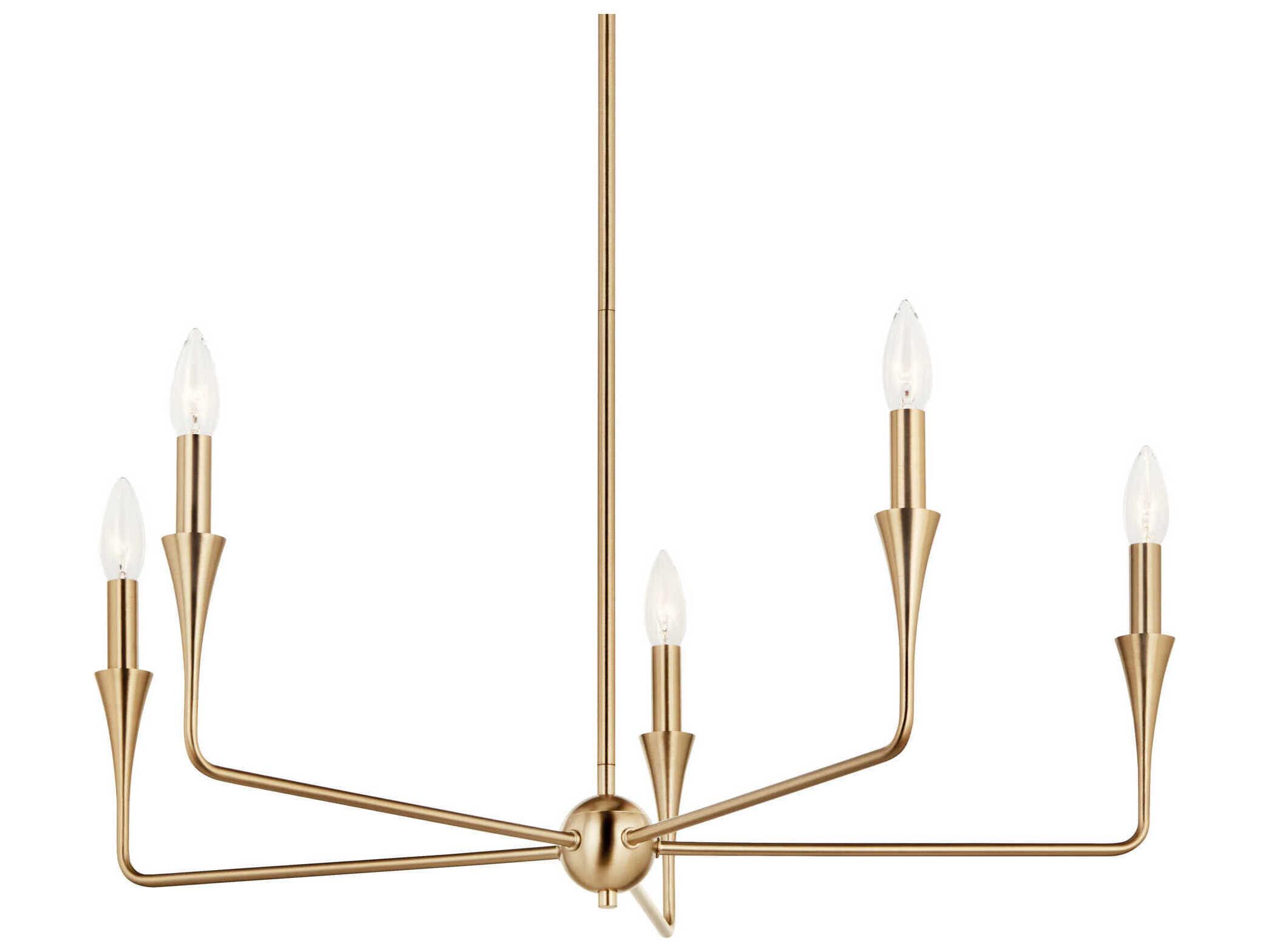 Kichler Alvaro 5-Light Champagne Bronze Chandelier