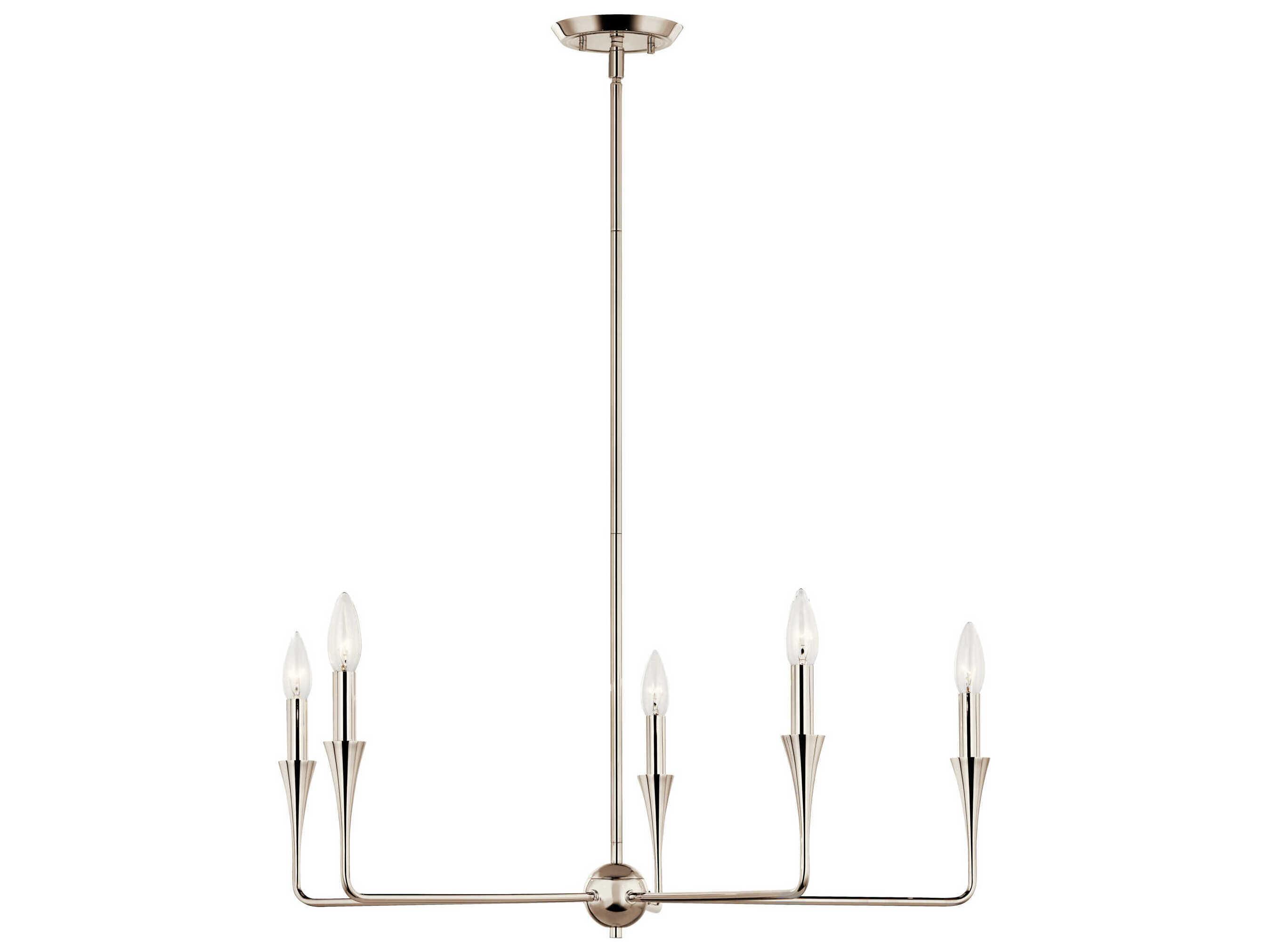 Kichler Alvaro 5-Light Polished Nickel Chandelier