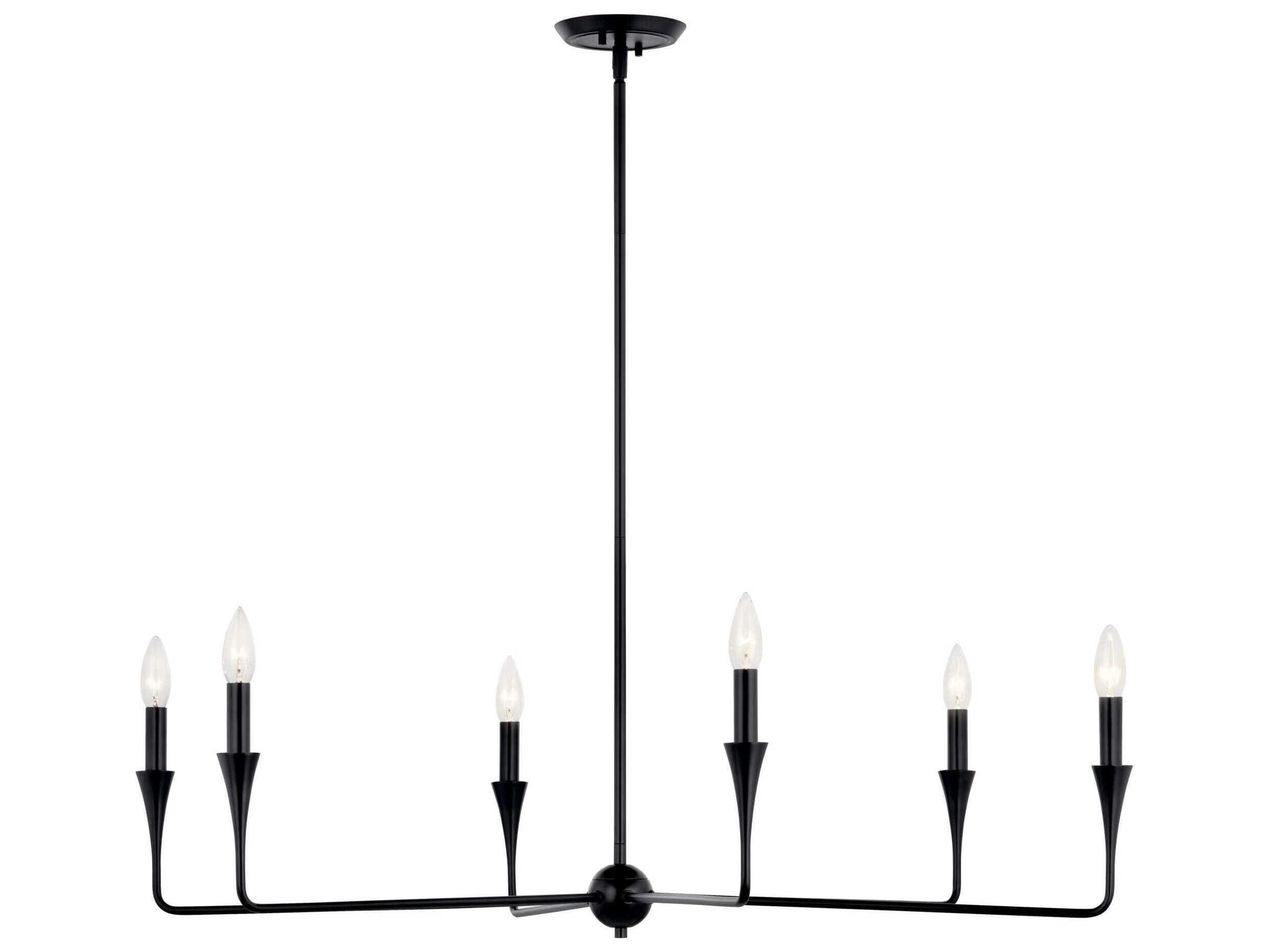 Kichler Alvaro 6-Light Black Chandelier