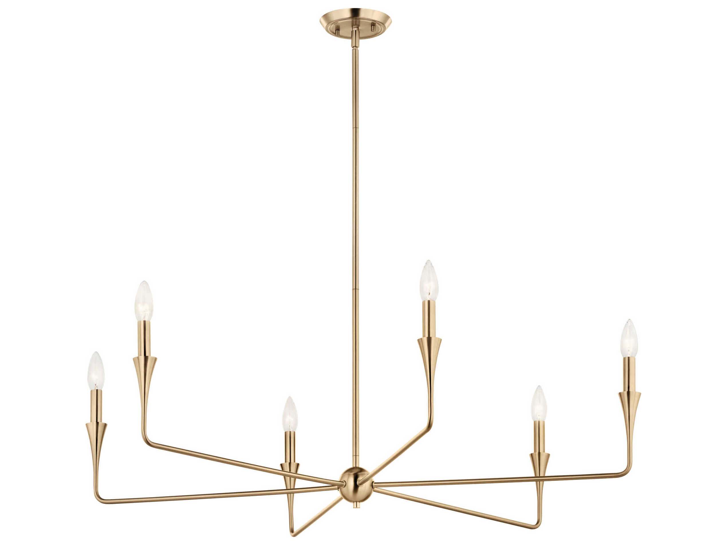 Kichler Alvaro 6-Light Champagne Bronze Chandelier