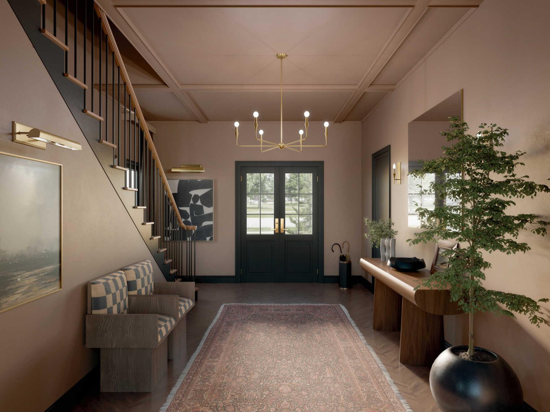 Kichler Alvaro 6-Light Champagne Bronze Chandelier