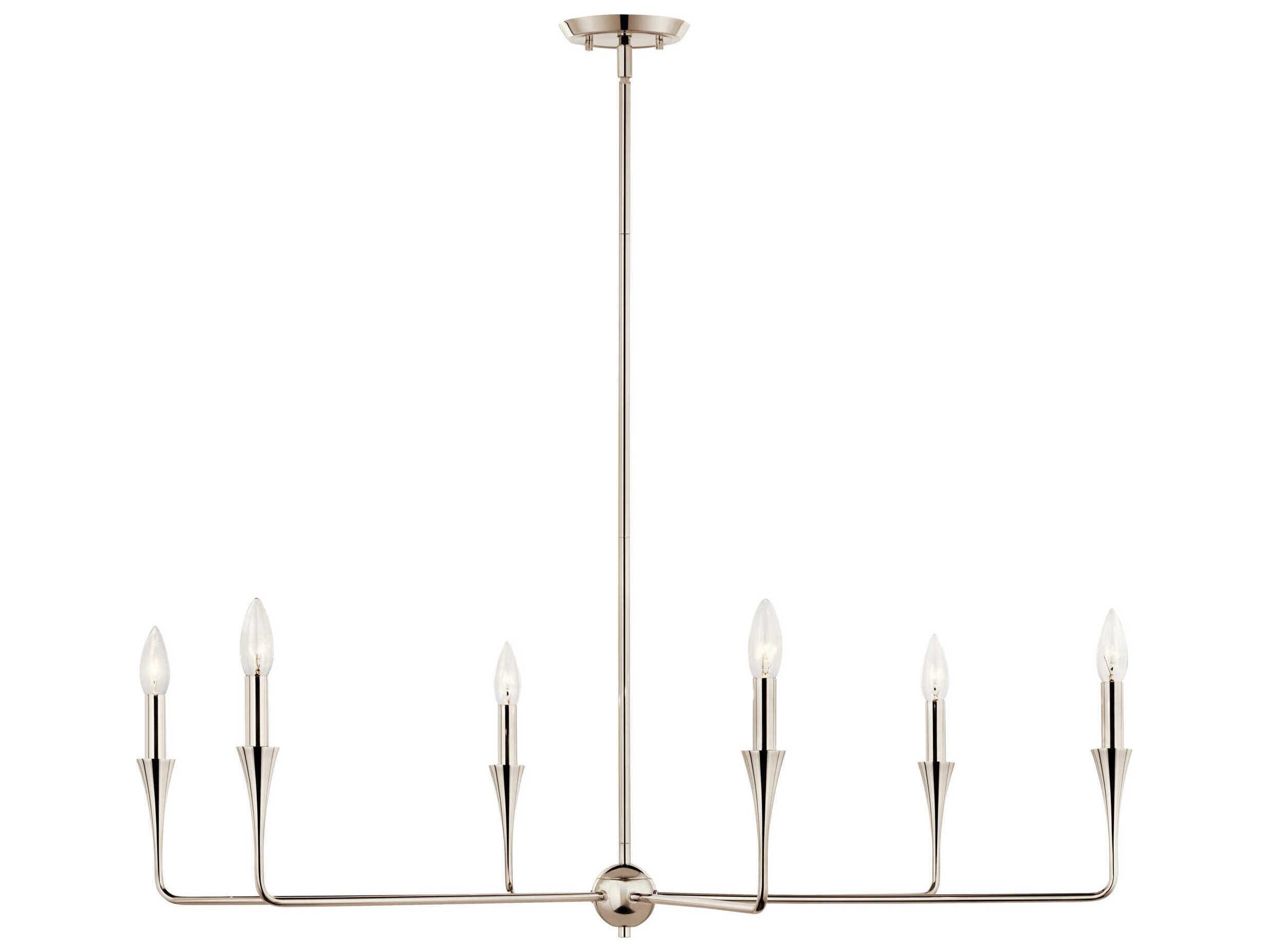 Kichler Alvaro 6-Light Polished Nickel Chandelier