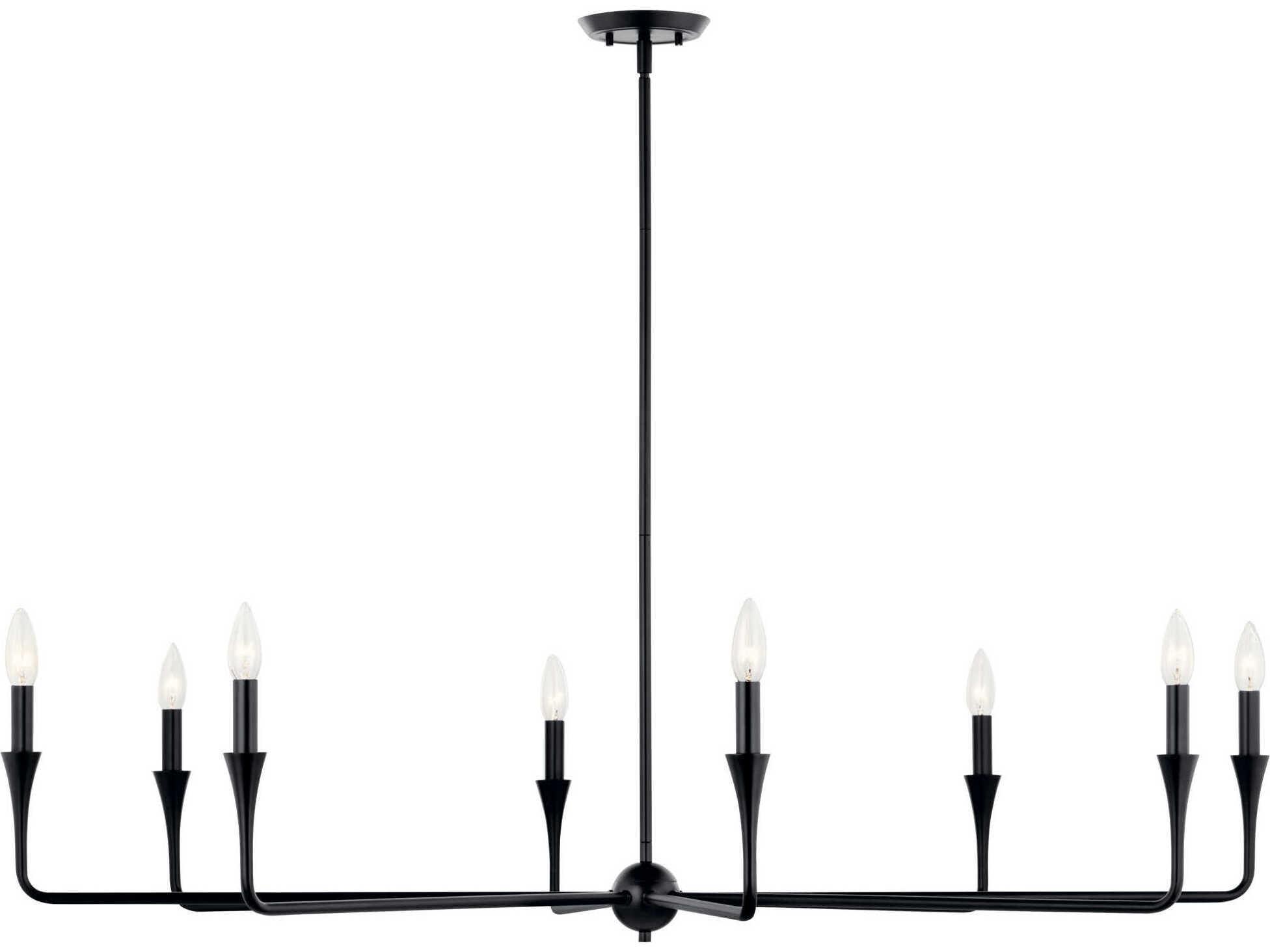 Kichler Alvaro 8-Light Black Chandelier