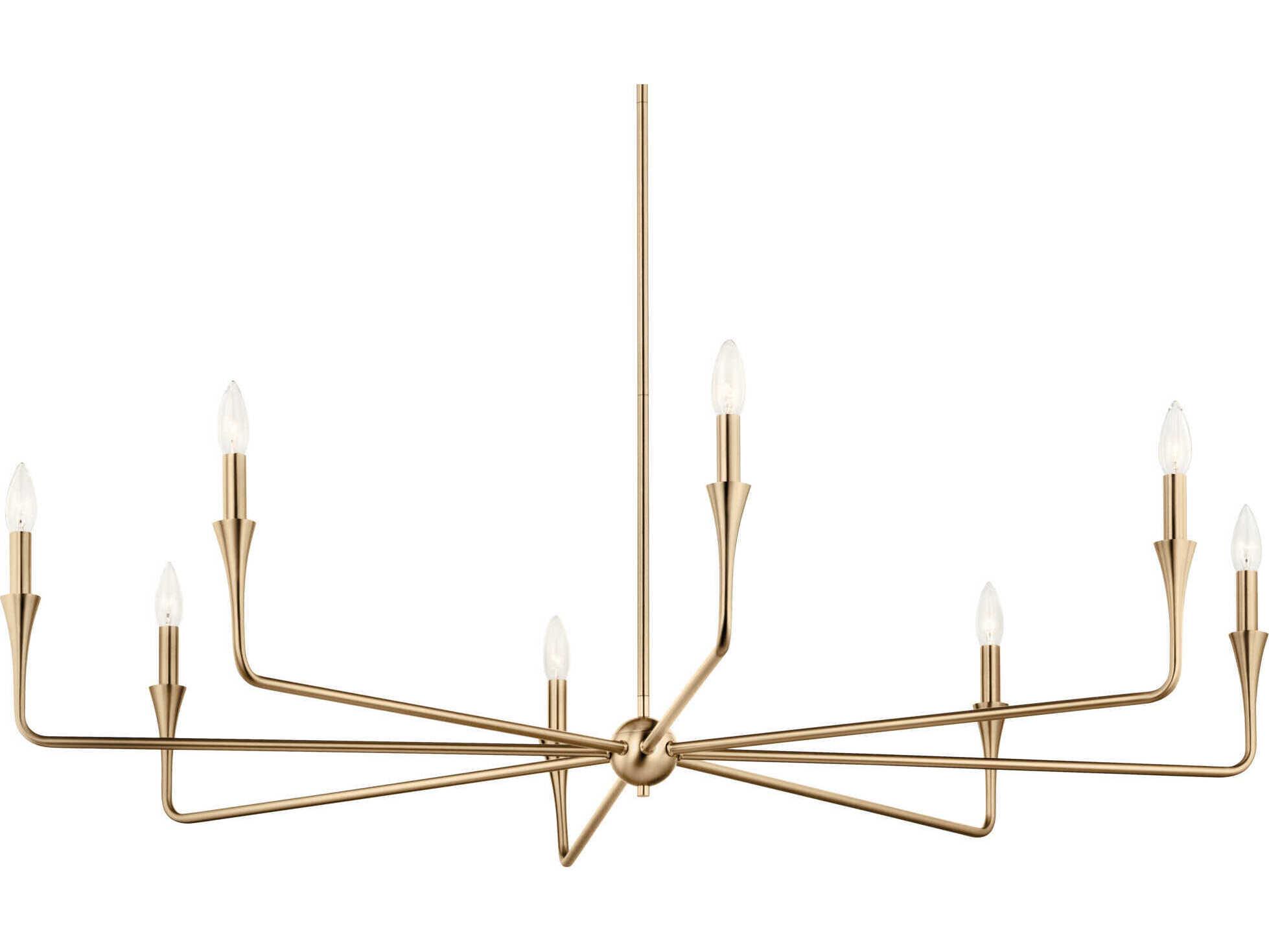Kichler Alvaro 8-Light Champagne Bronze Chandelier