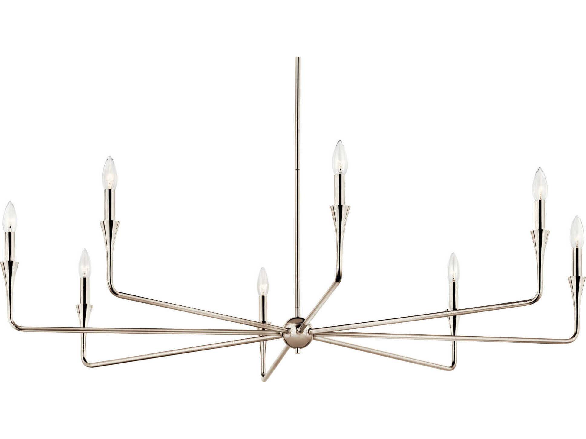 Kichler Alvaro 8-Light Polished Nickel Chandelier