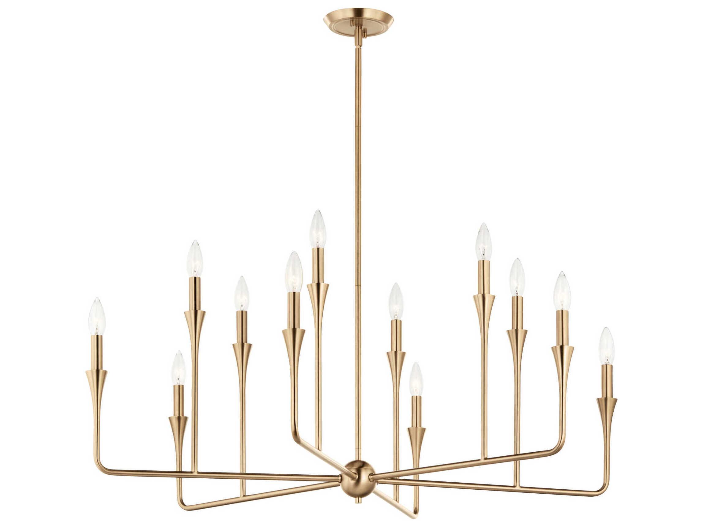 Kichler Alvaro 12-Light Champagne Bronze Chandelier