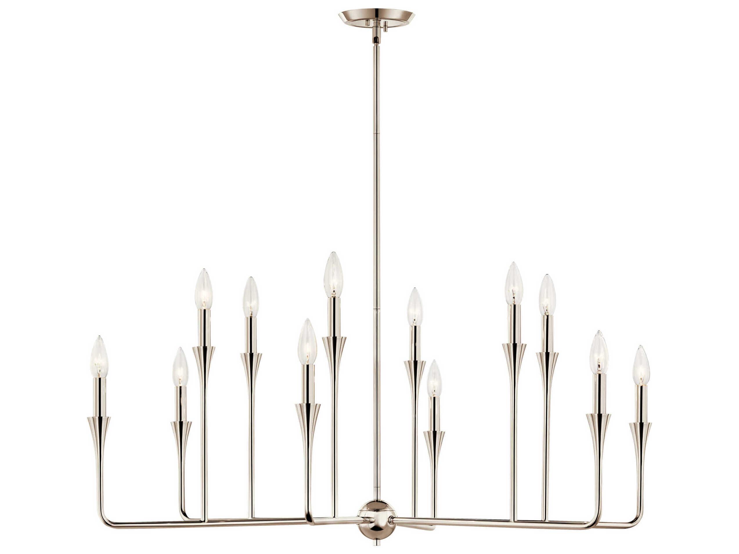 Kichler Alvaro 12-Light Polished Nickel Chandelier