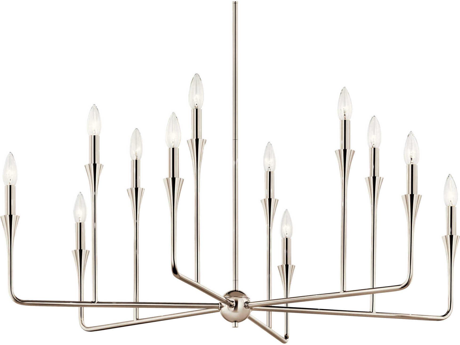 Kichler Alvaro 12-Light Polished Nickel Chandelier