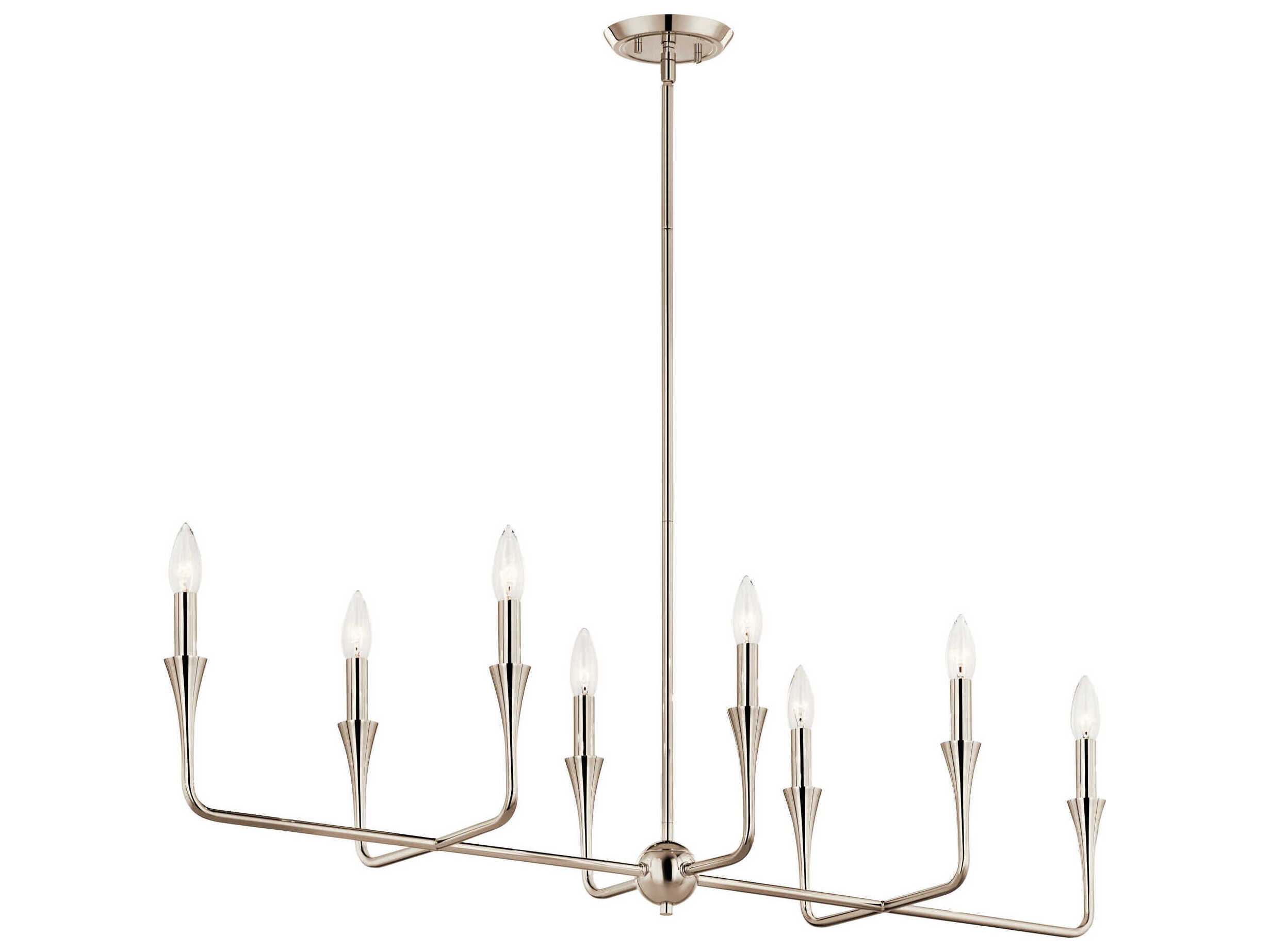 Kichler Alvaro 8-Light Polished Nickel Island Pendant