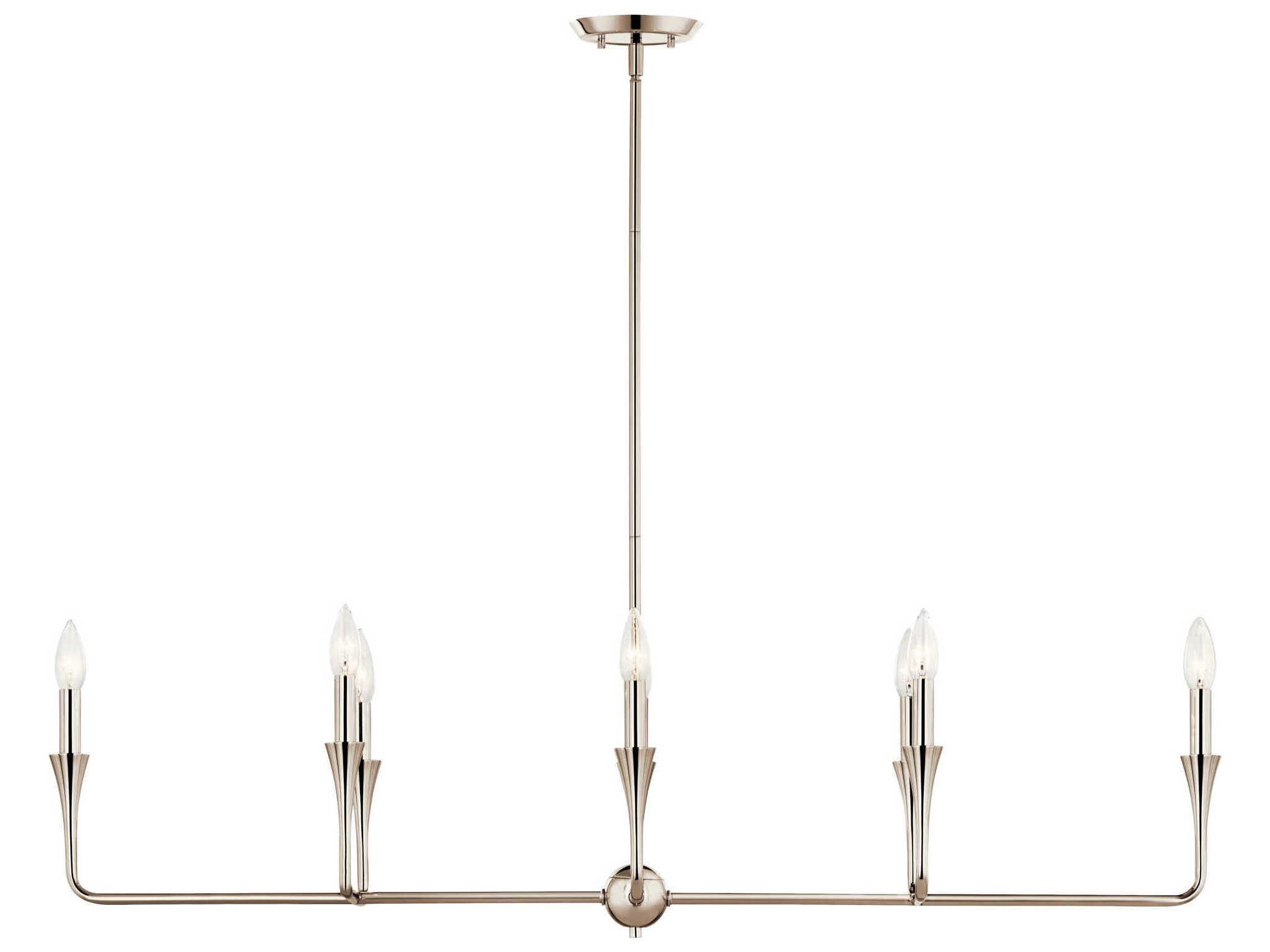 Kichler Alvaro 8-Light Polished Nickel Island Pendant