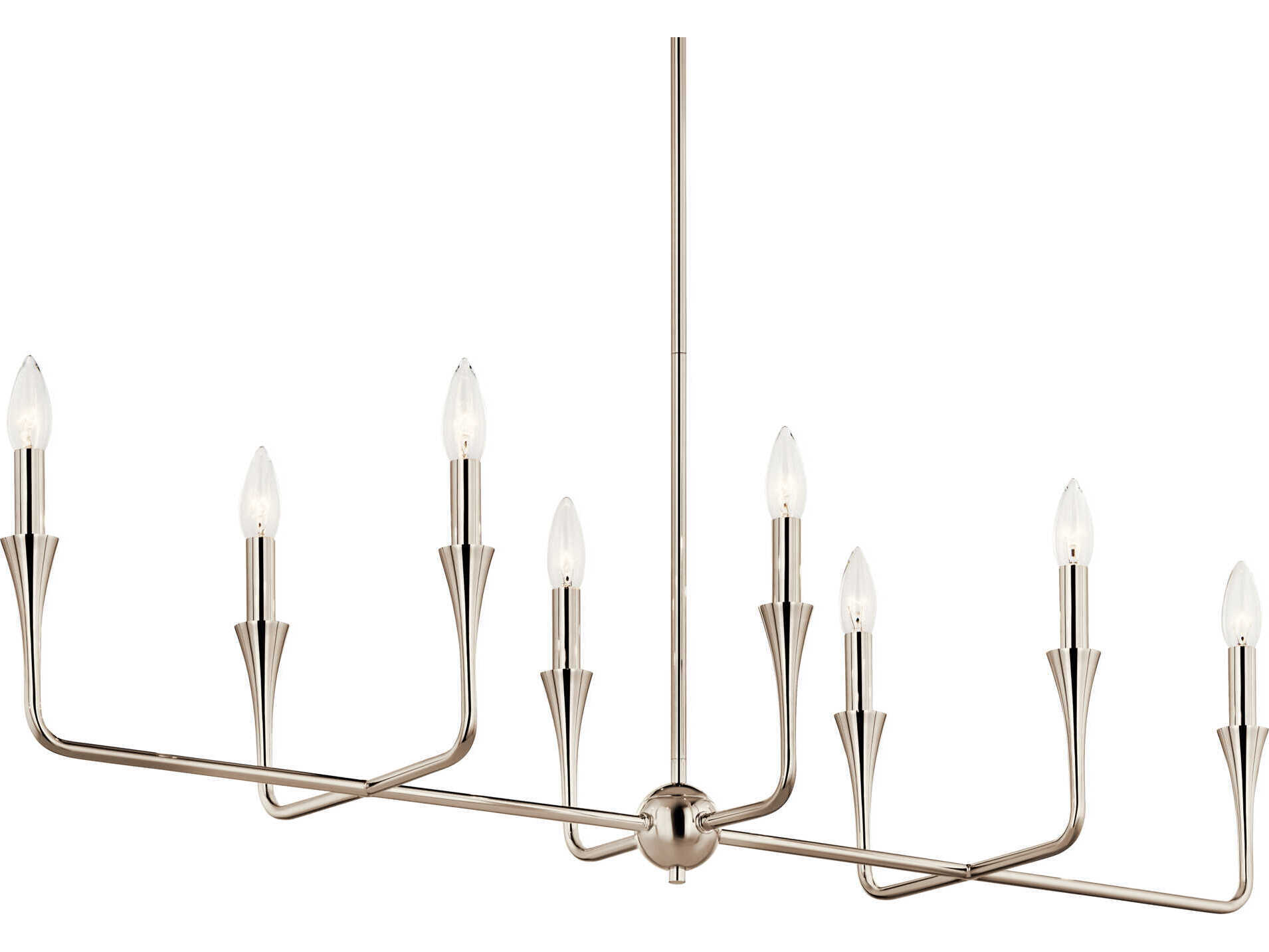 Kichler Alvaro 8-Light Polished Nickel Island Pendant