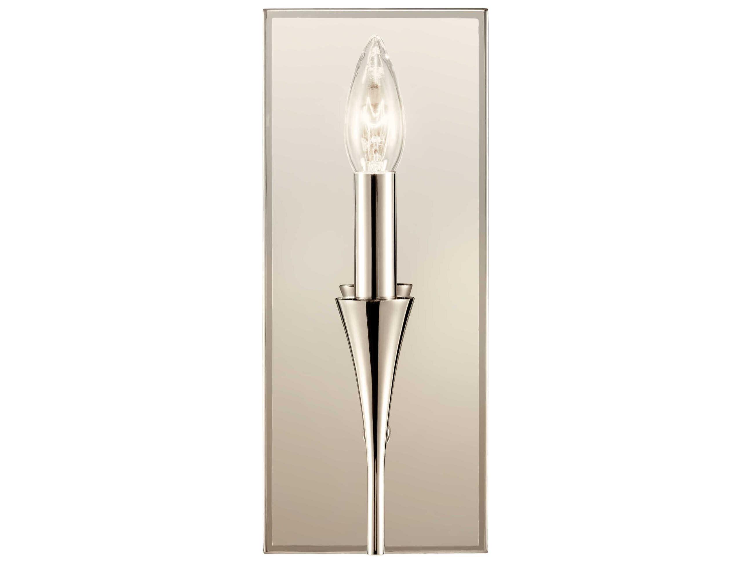 Kichler Alvaro 1-Light Polished Nickel Wall Sconce