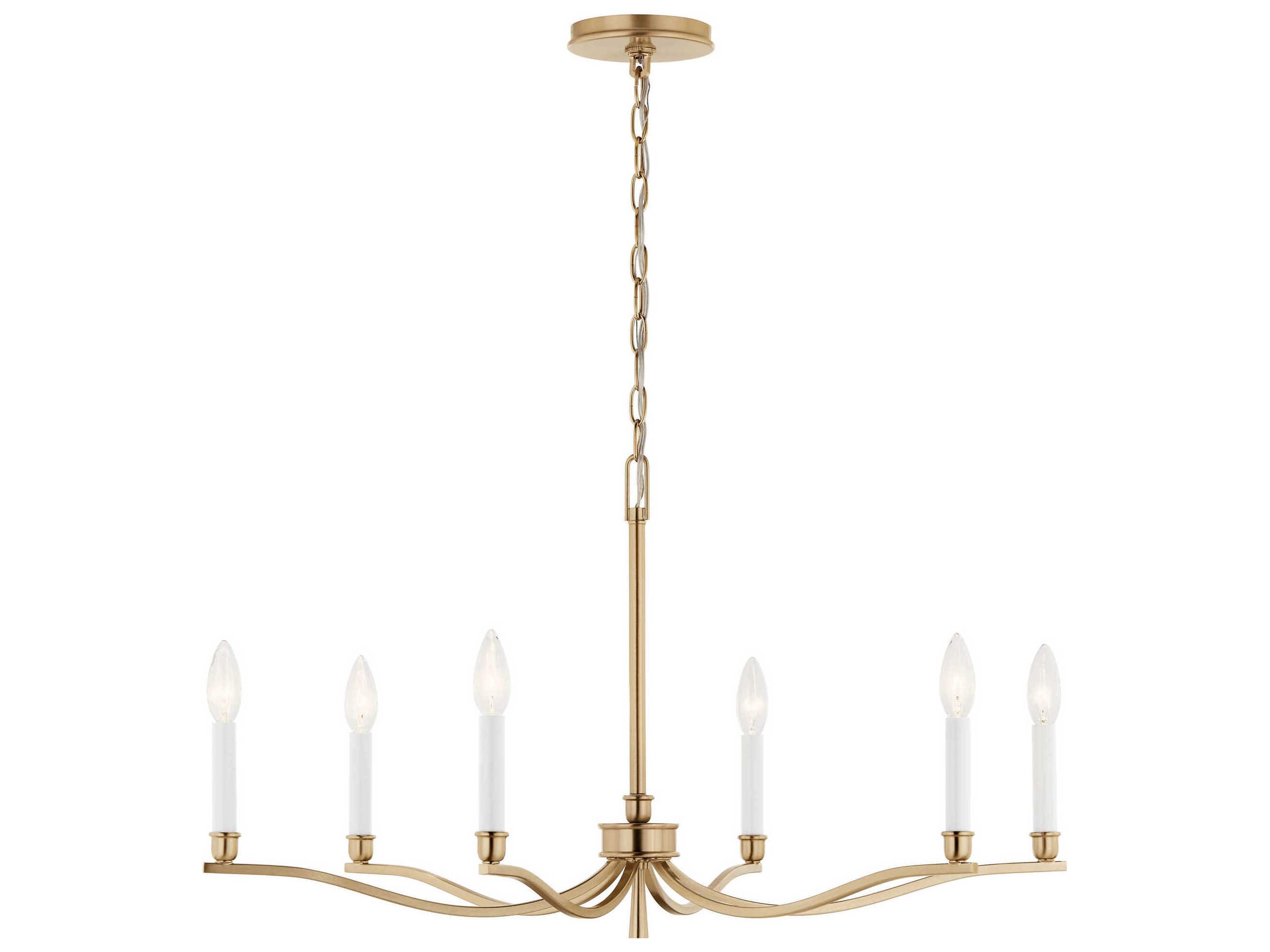 Kichler Malene 6-Light Champagne Bronze Chandelier