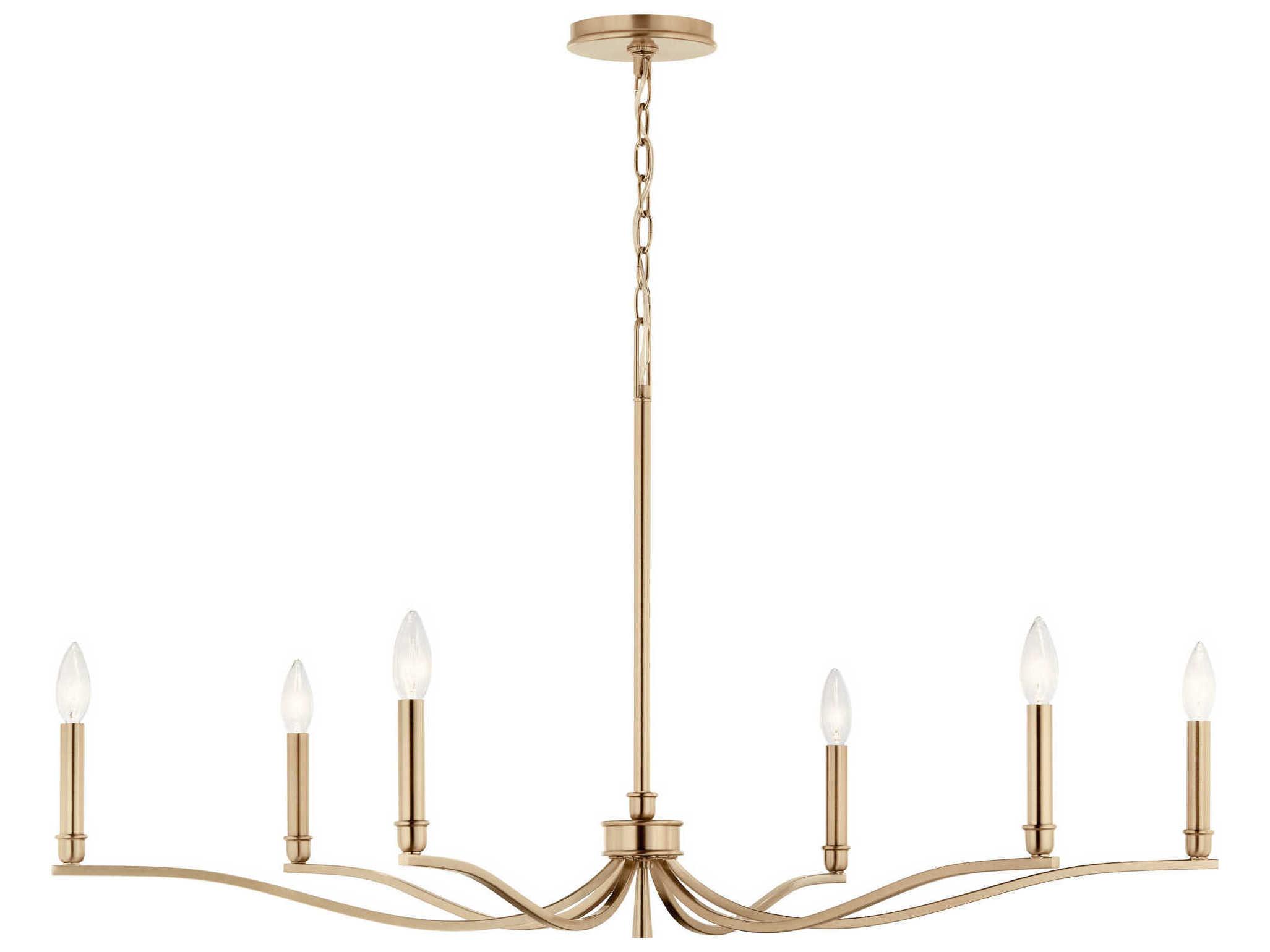 Kichler Malene 6-Light Champagne Bronze Chandelier