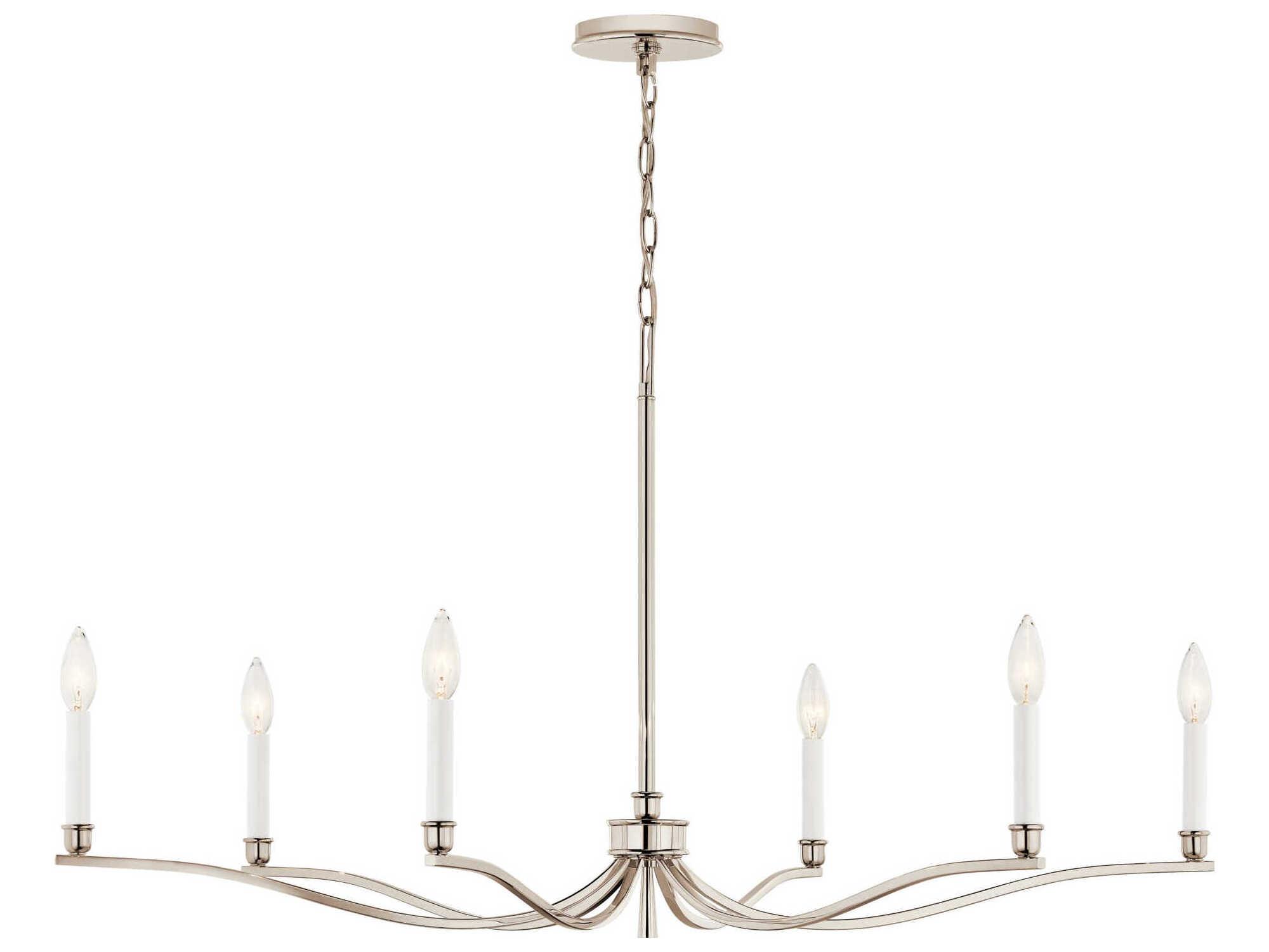 Kichler Malene 6-Light Polished Nickel Chandelier