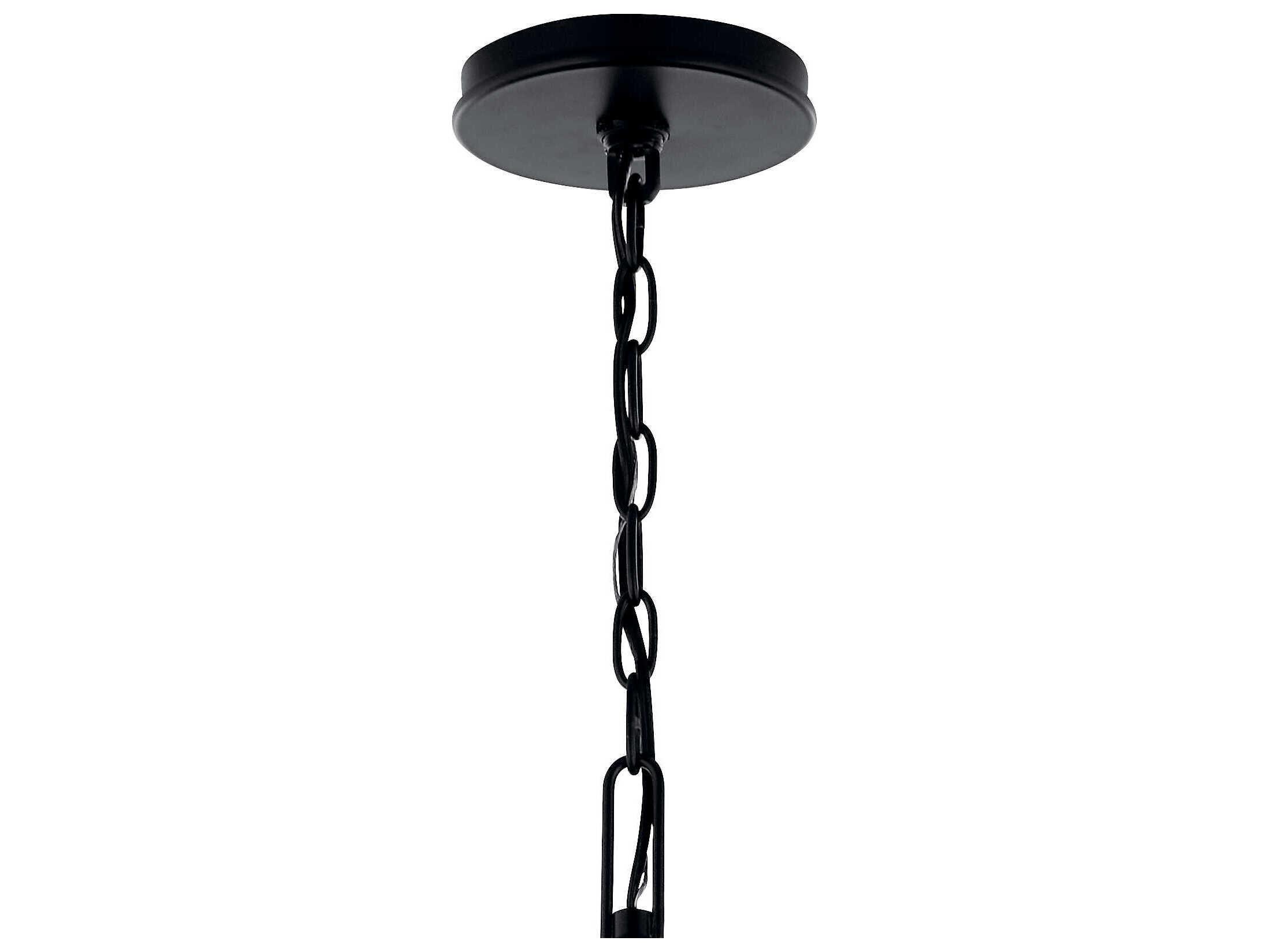 Kichler Malene 8-Light Black Chandelier