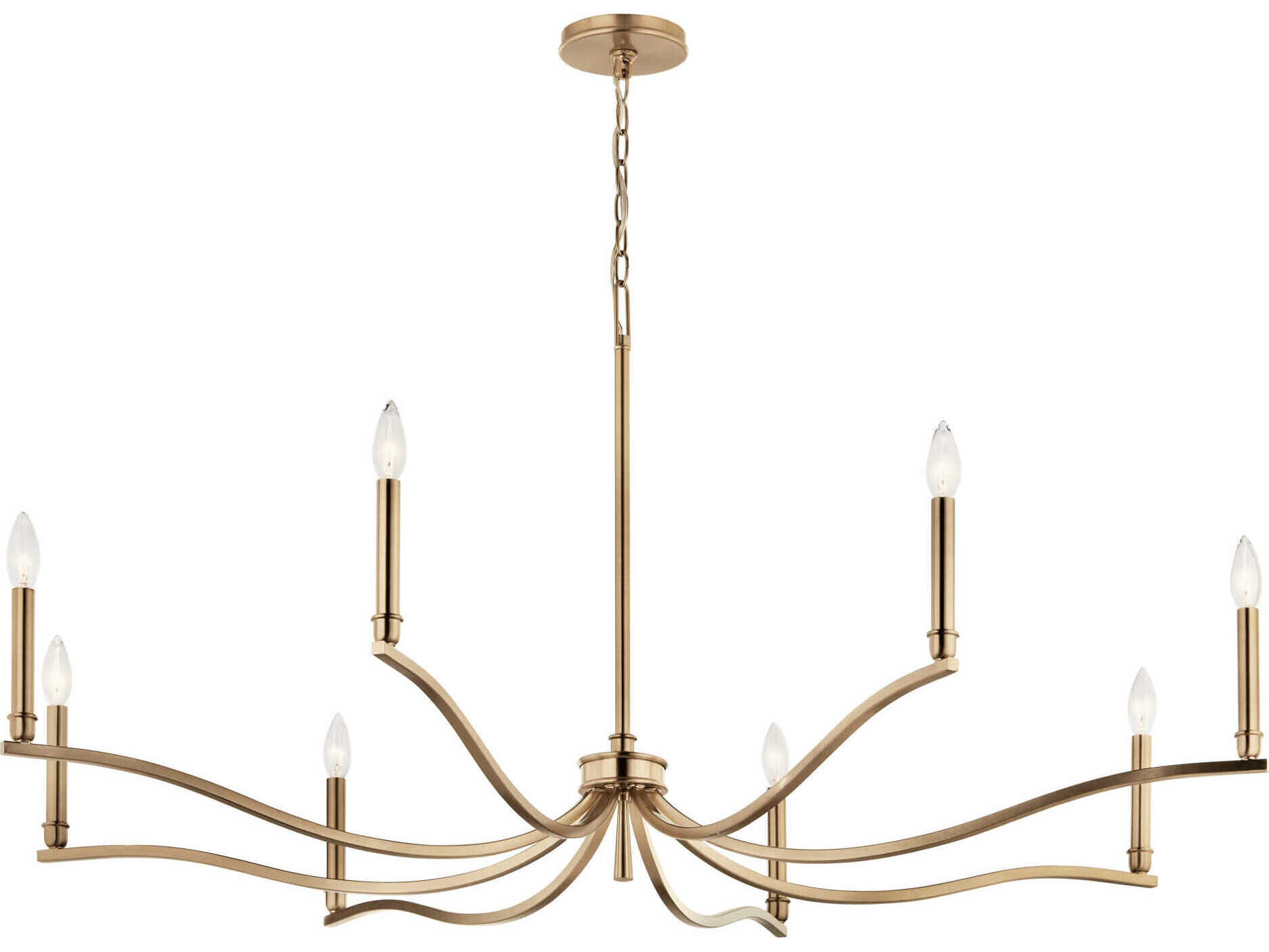 Kichler Malene 8-Light Champagne Bronze Chandelier