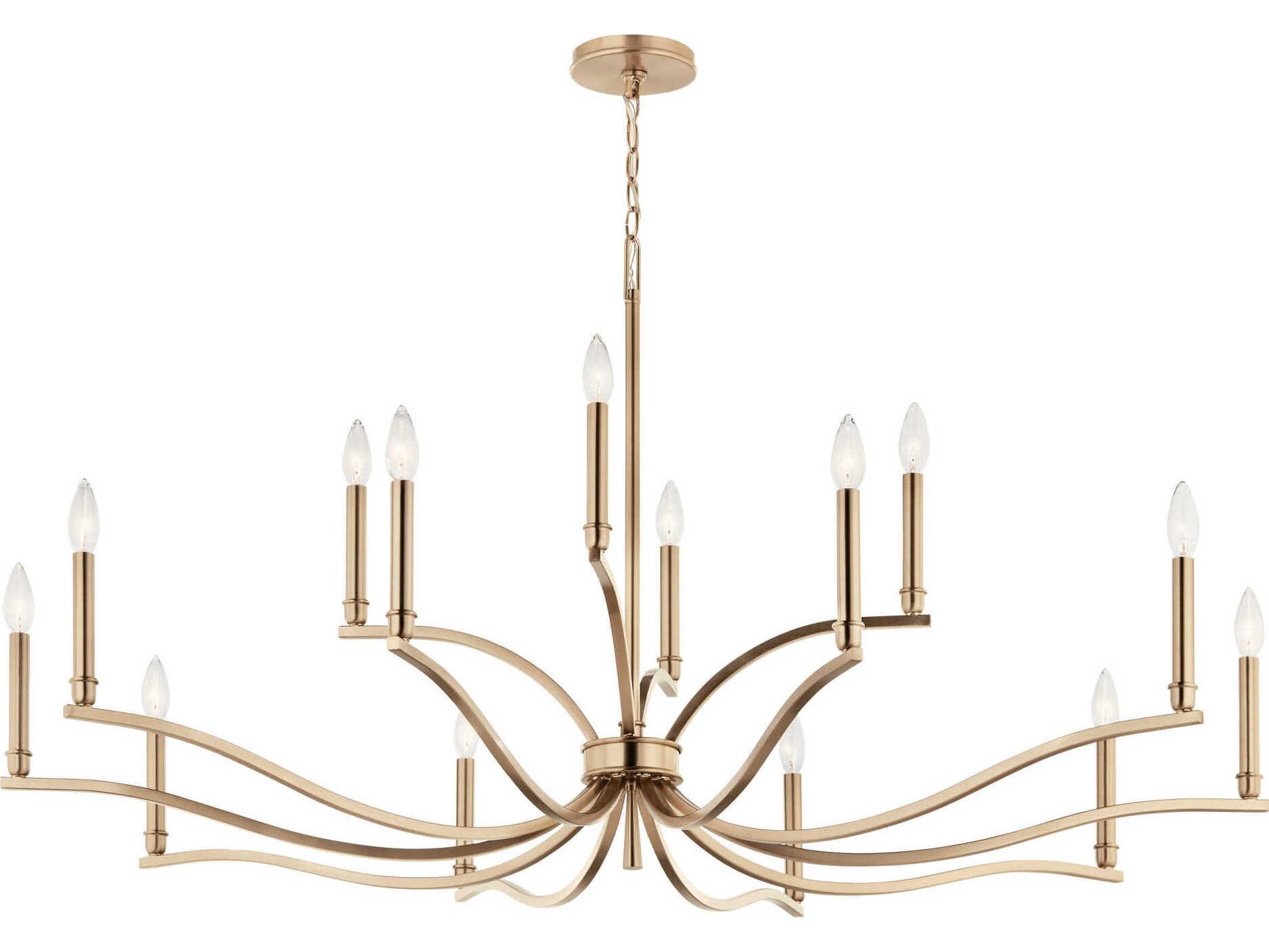 Kichler Malene 14-Light Champagne Bronze Chandelier