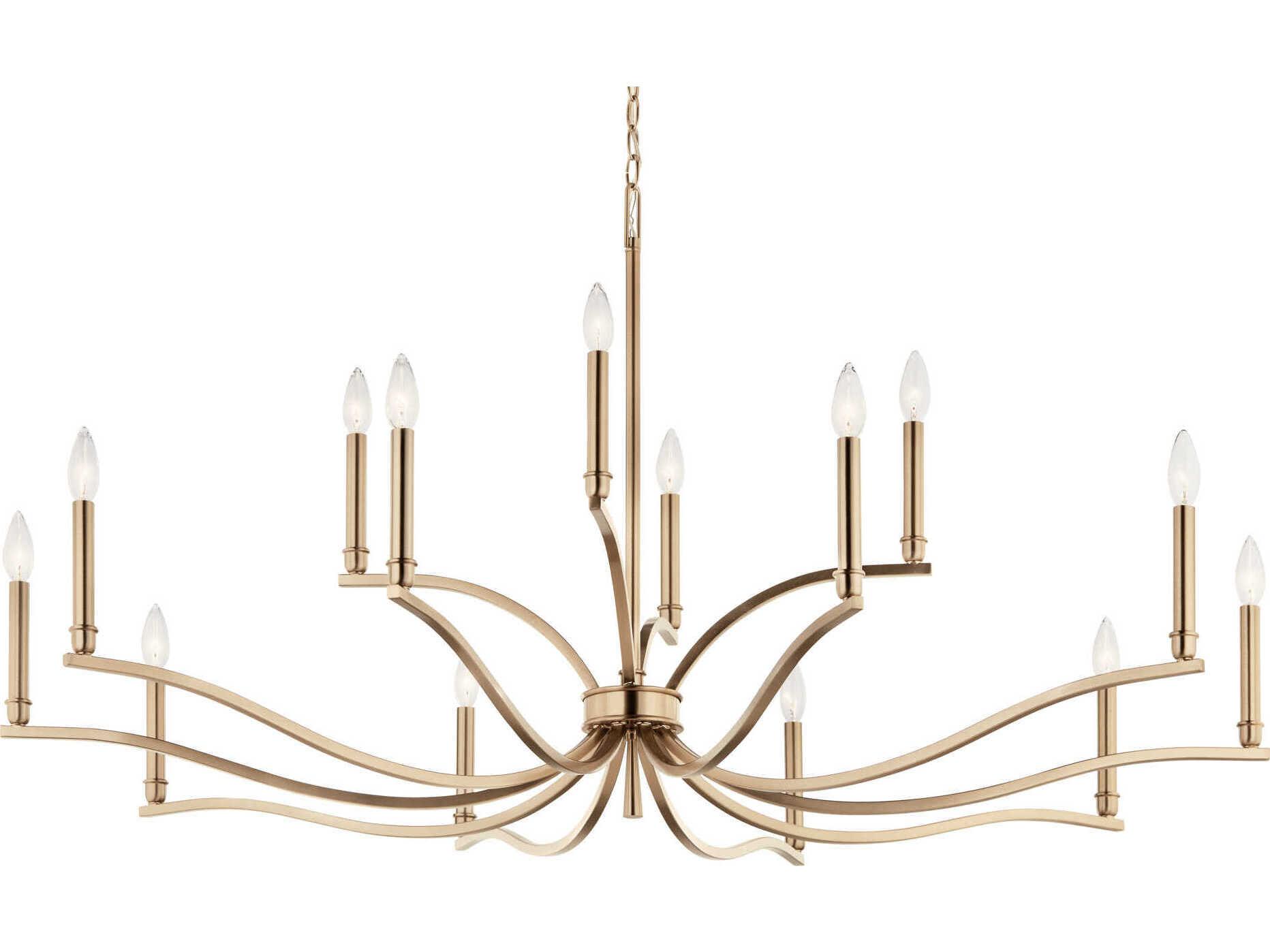 Kichler Malene 14-Light Champagne Bronze Chandelier