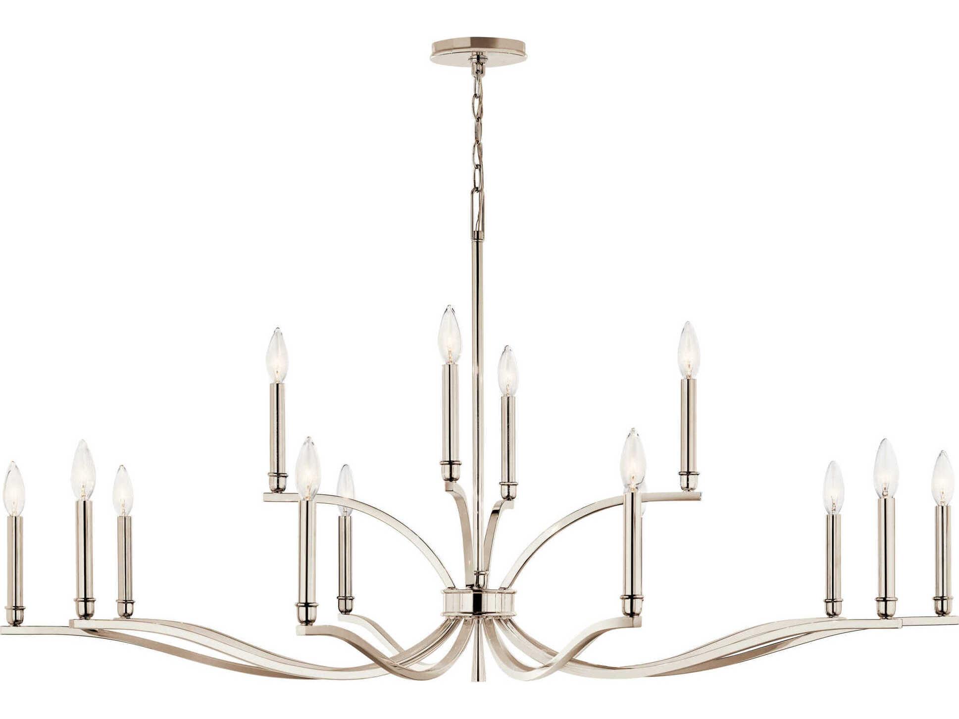 Kichler Malene 14-Light Polished Nickel Chandelier