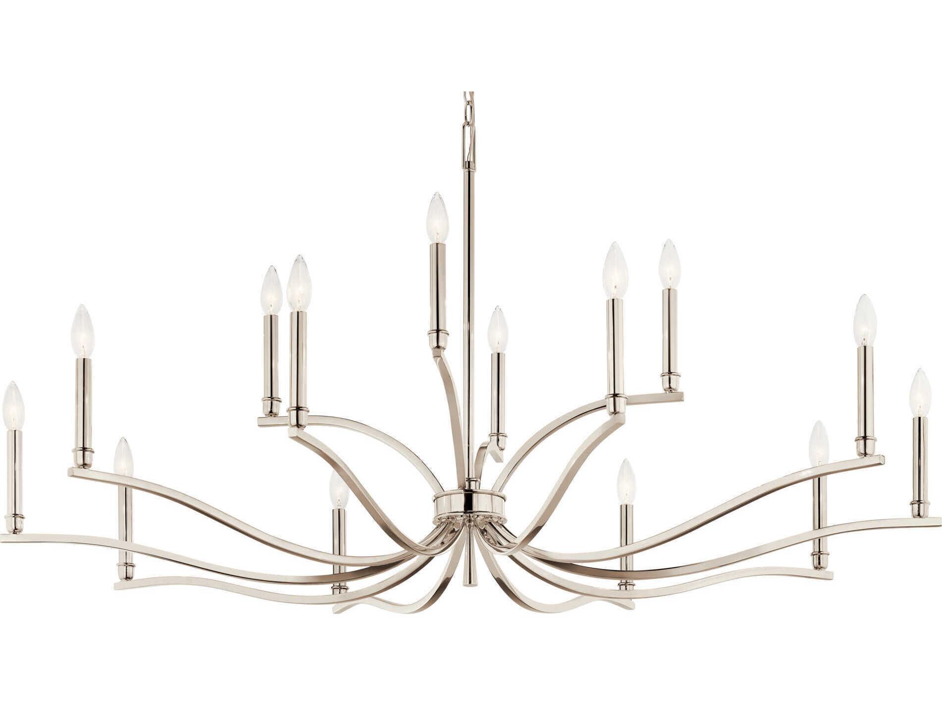 Kichler Malene 14-Light Polished Nickel Chandelier