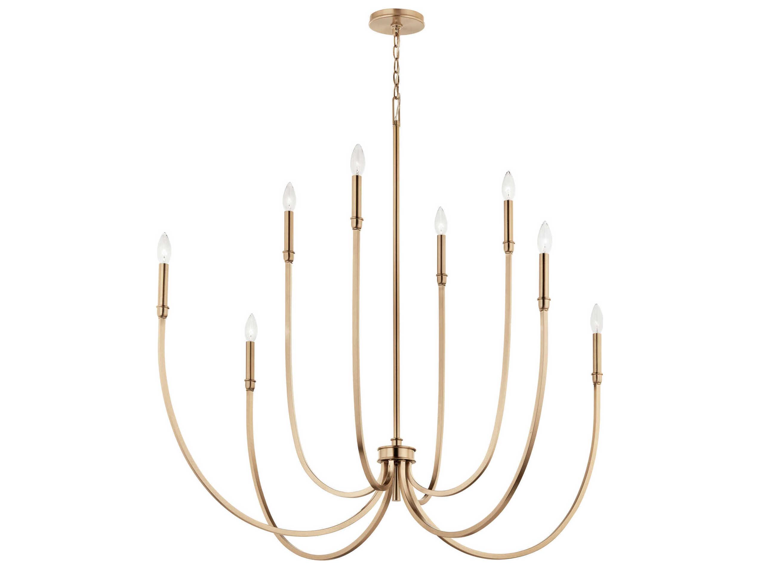Kichler Malene 8-Light Champagne Bronze Chandelier