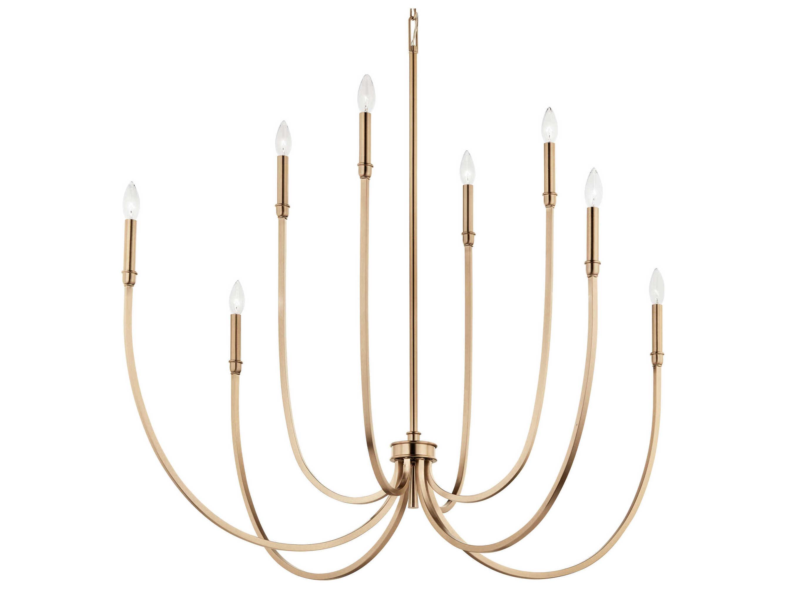 Kichler Malene 8-Light Champagne Bronze Chandelier