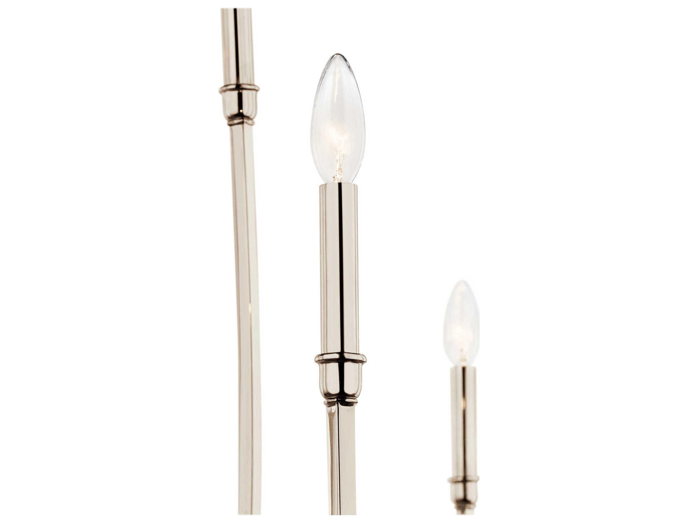 Kichler Malene 8-Light Polished Nickel Chandelier